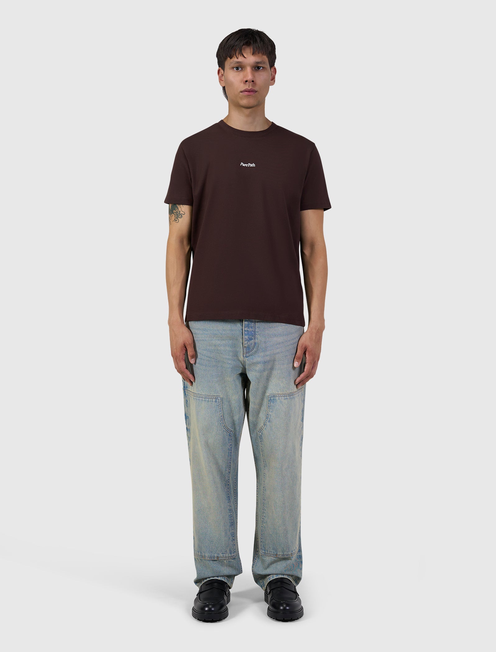 Rooted By Friendship T-shirt | Dark Brown