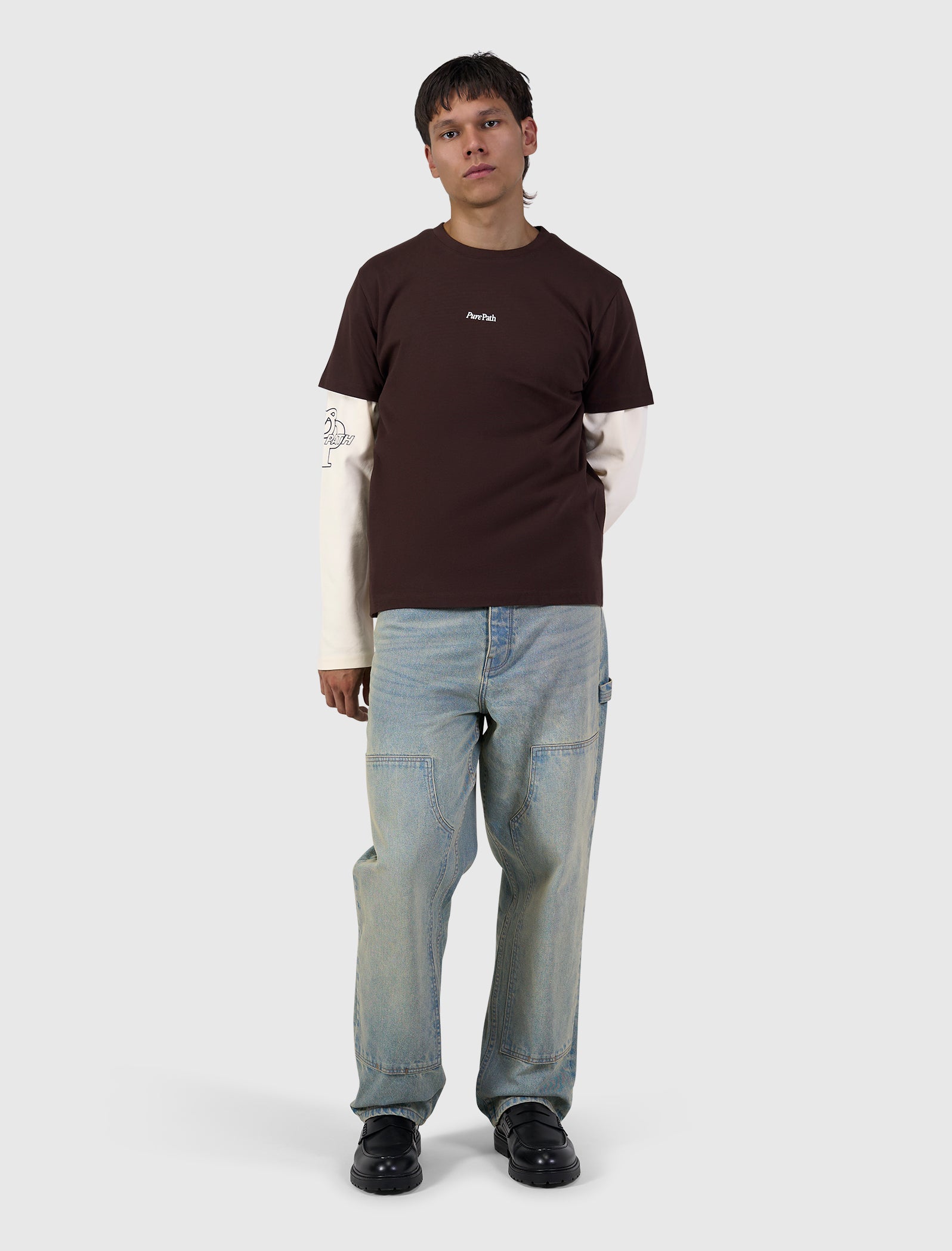 Rooted By Friendship T-shirt | Dark Brown