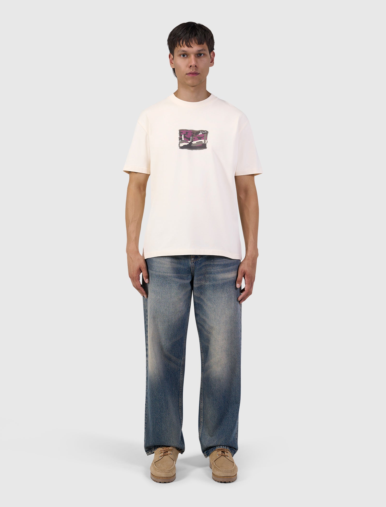 Woods Edge T-shirt | Ecru