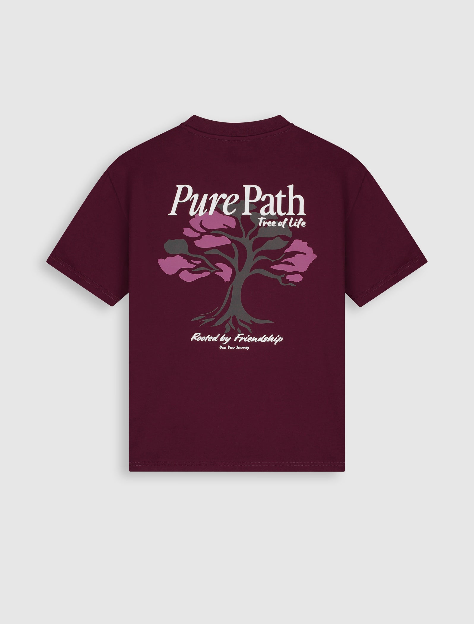 Tree Of Life T-shirt | Wine Red