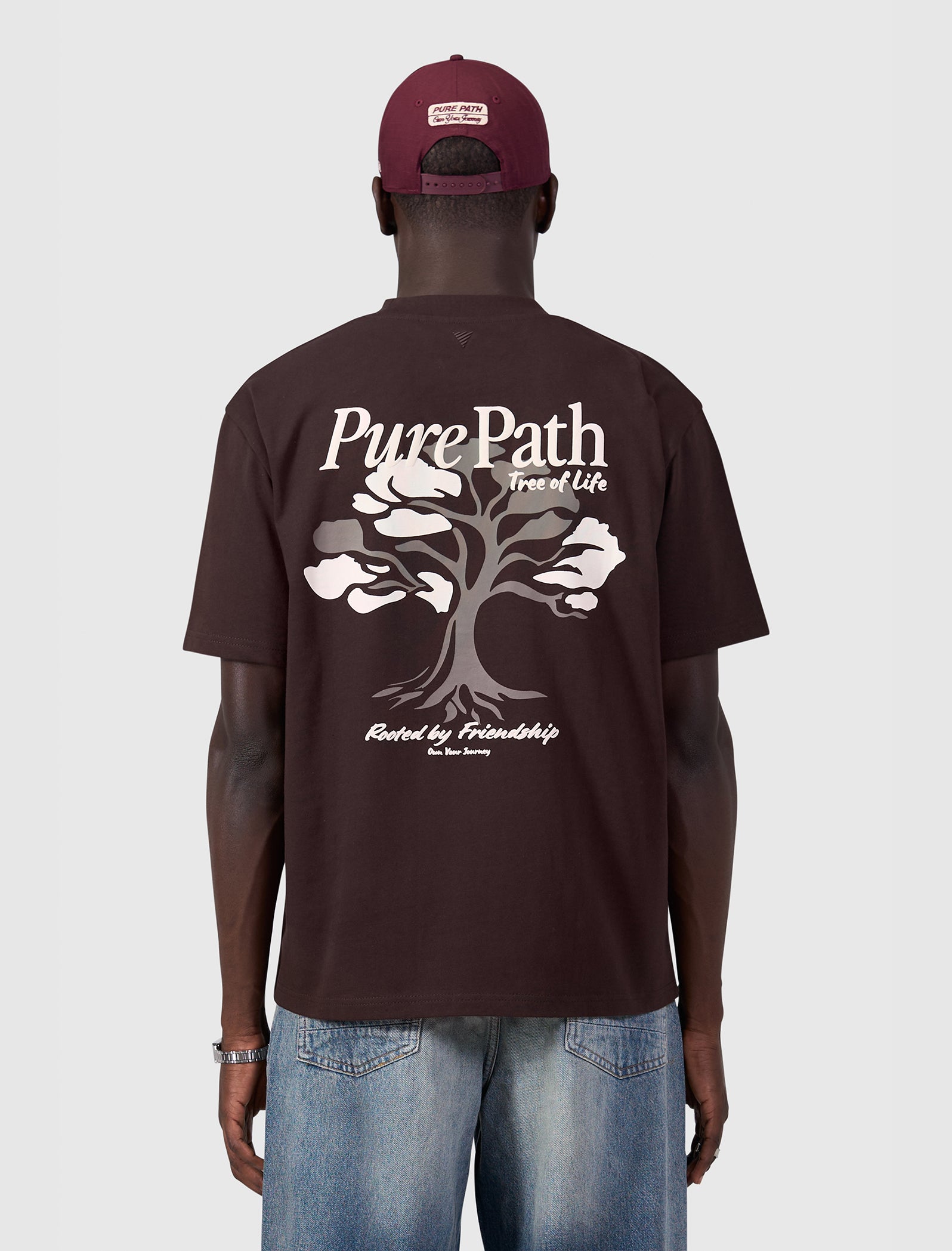 Tree Of Life T-shirt | Dark Brown