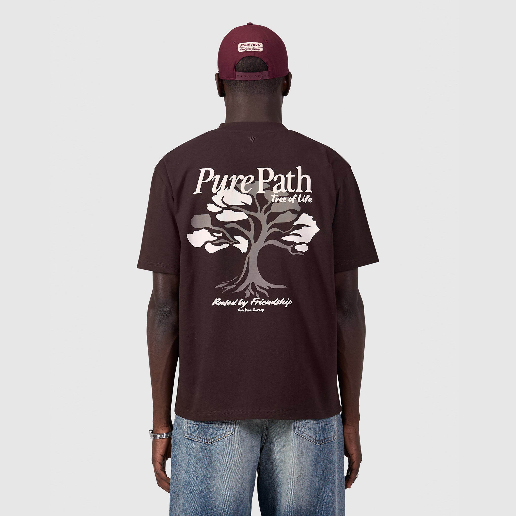 Tree Of Life T-shirt | Dark Brown