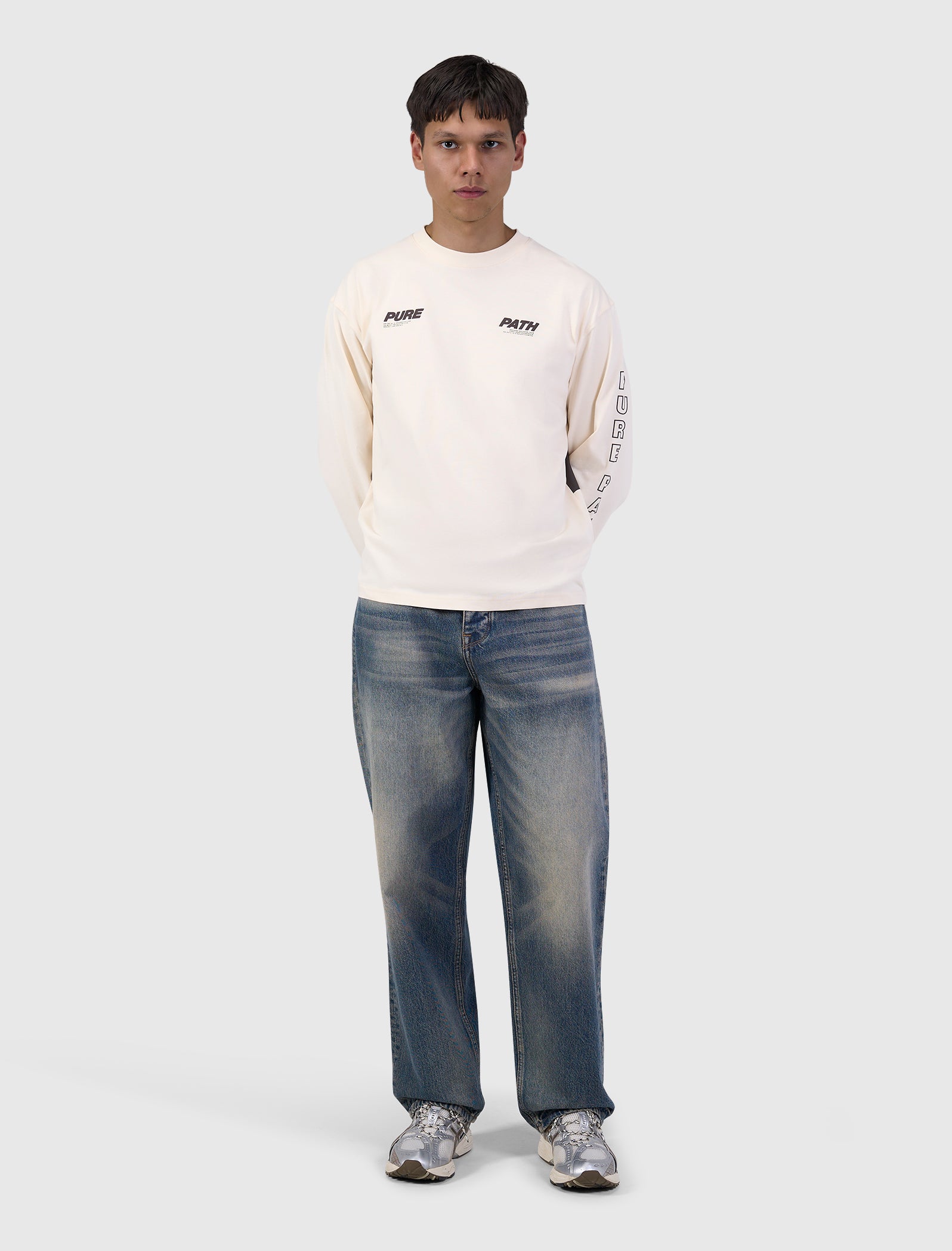 Pure Longsleeve T-shirt | Ecru