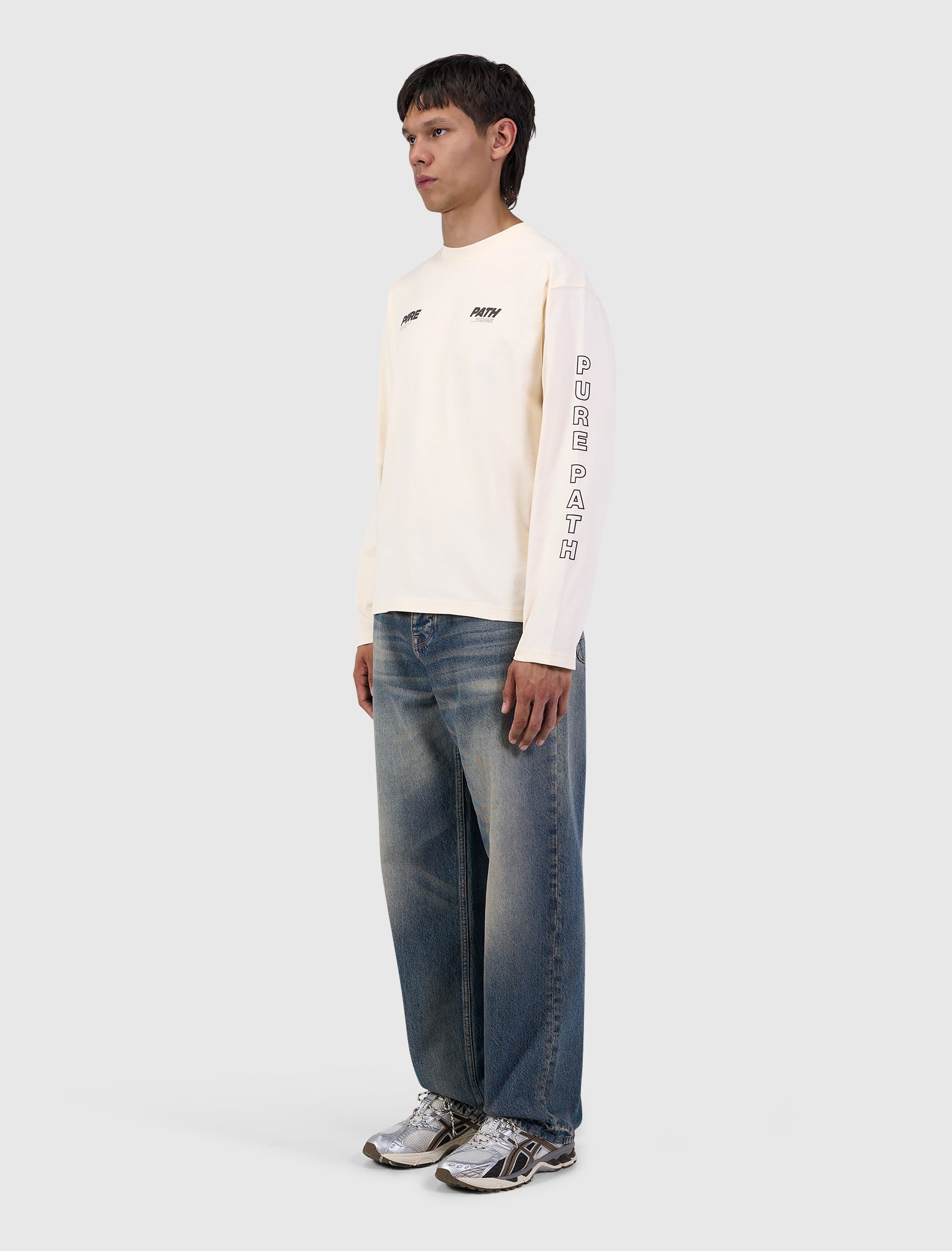 Pure Longsleeve T-shirt | Ecru