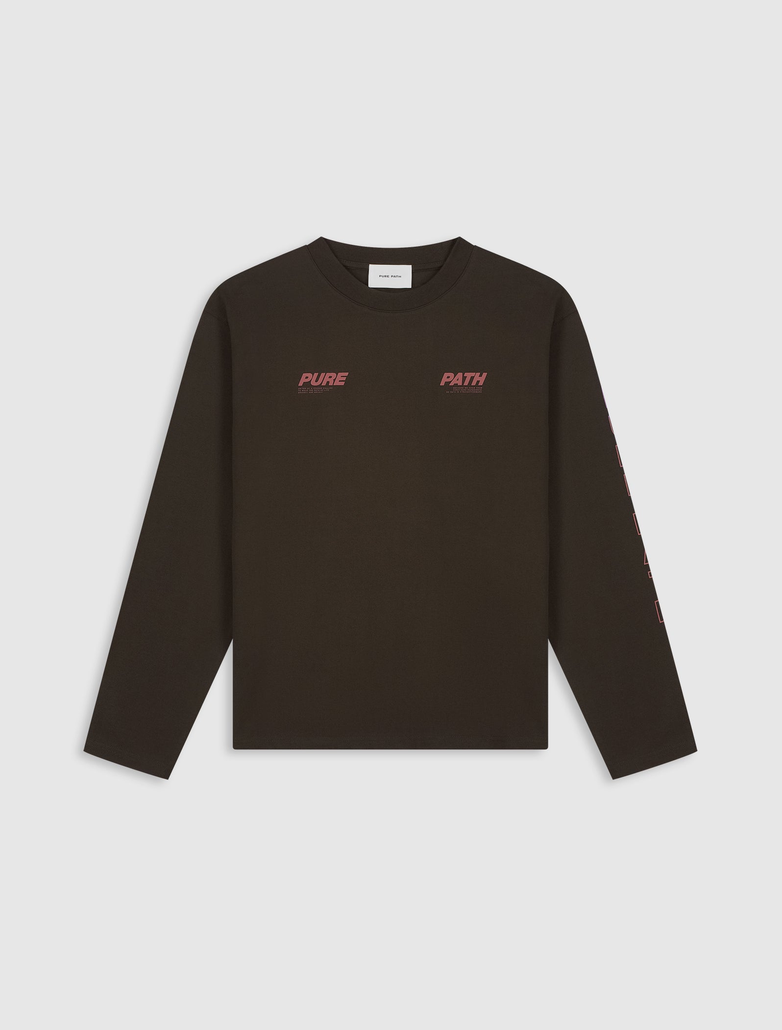 Pure Longsleeve T-shirt | Dark Brown