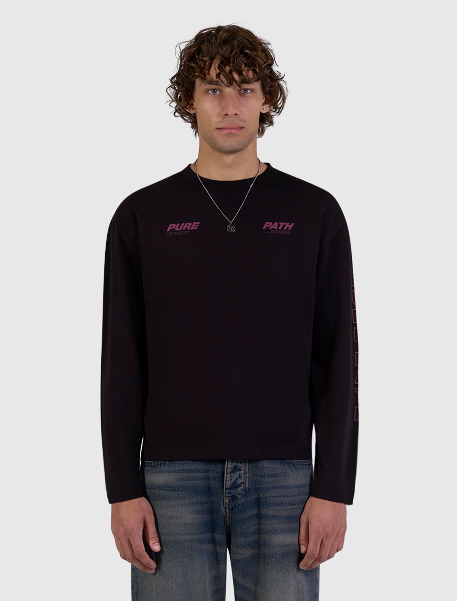 Pure Longsleeve T-shirt | Dark Brown