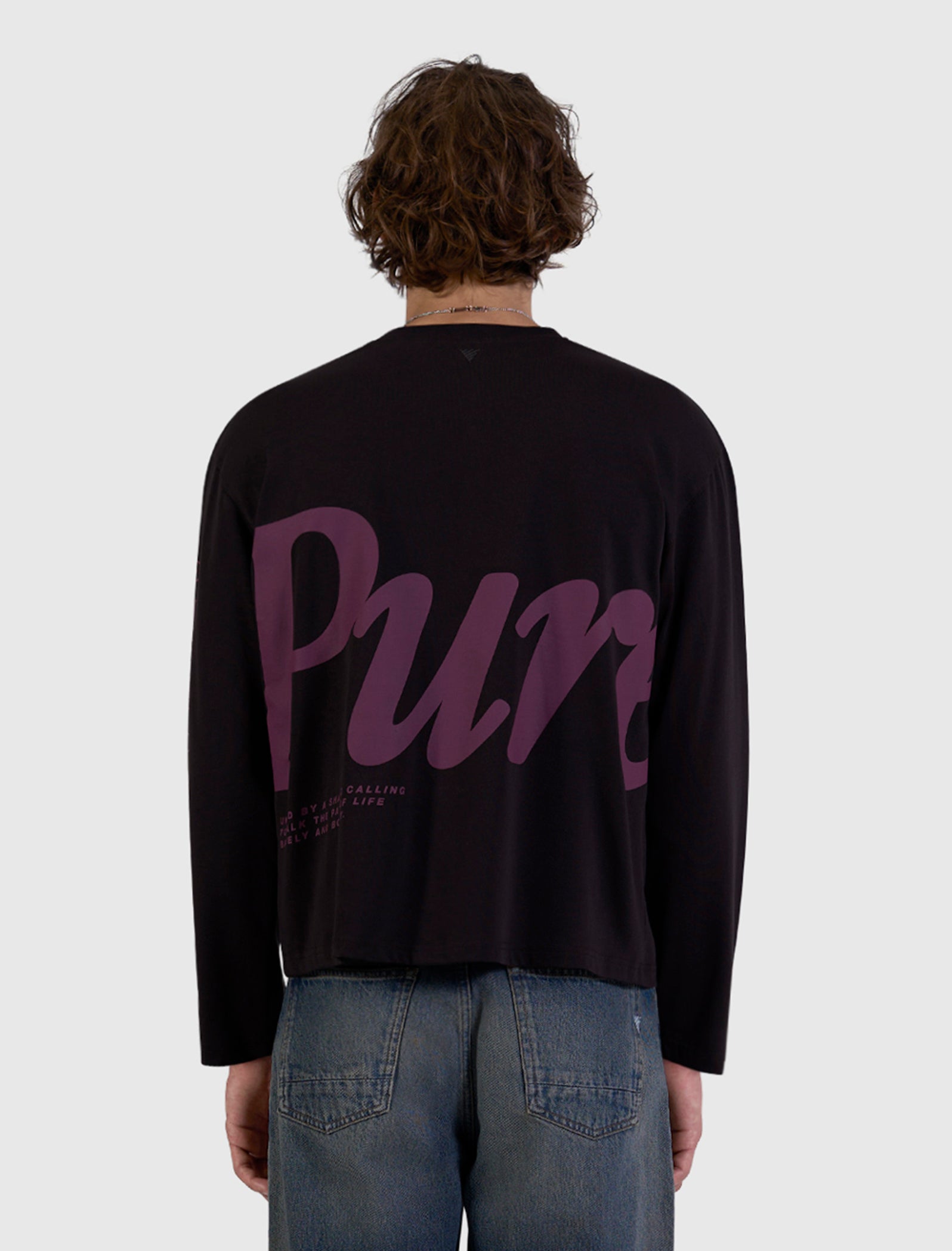 Pure Longsleeve T-shirt | Dark Brown