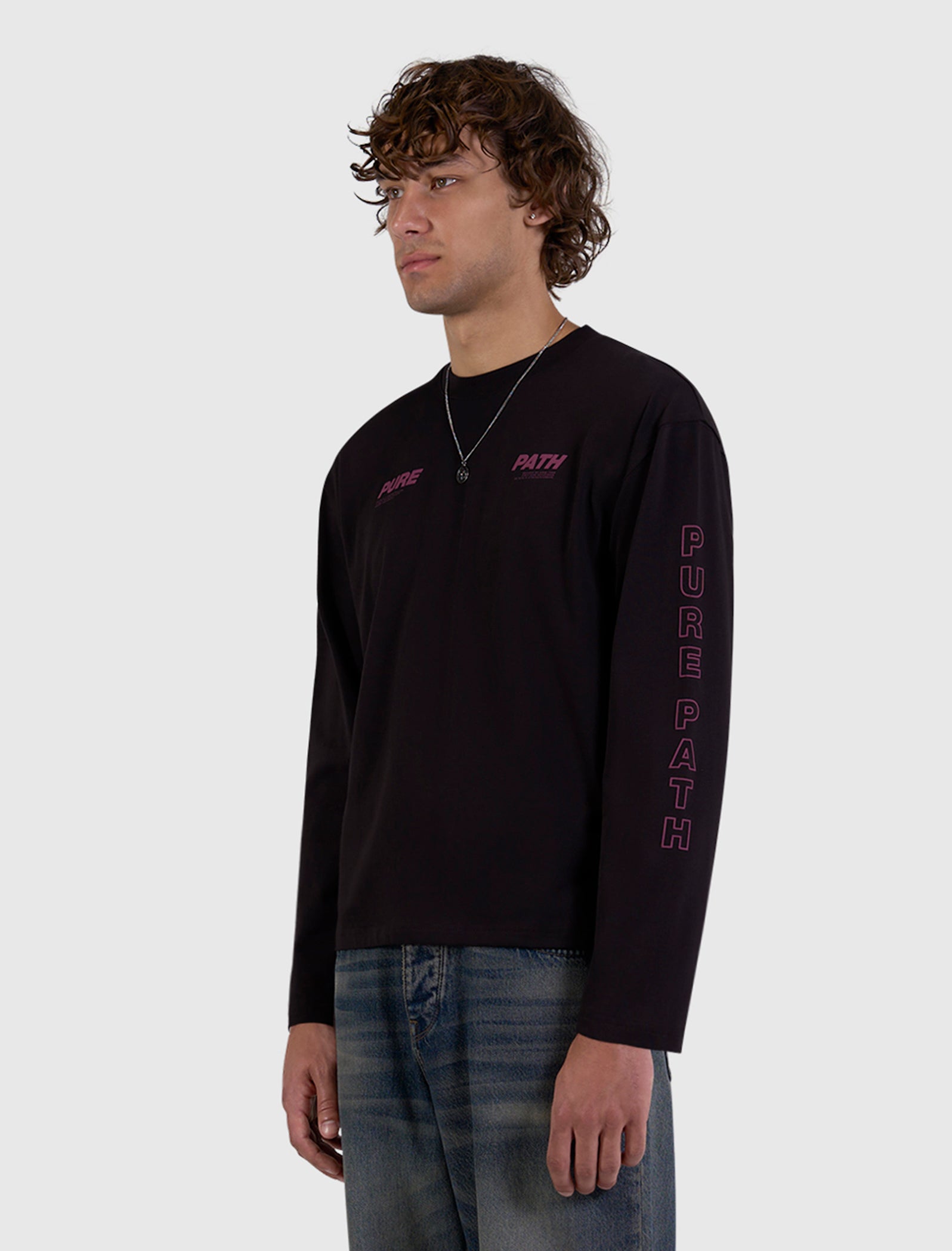 Pure Longsleeve T-shirt | Dark Brown