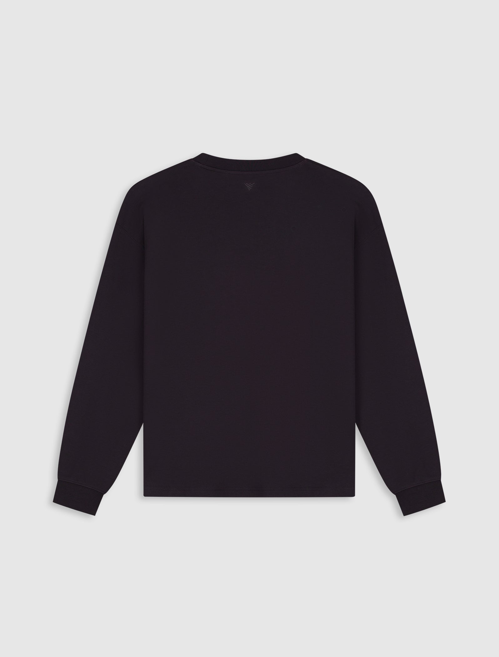 Inititials Pocket Longsleeve T-shirt | Dark Brown