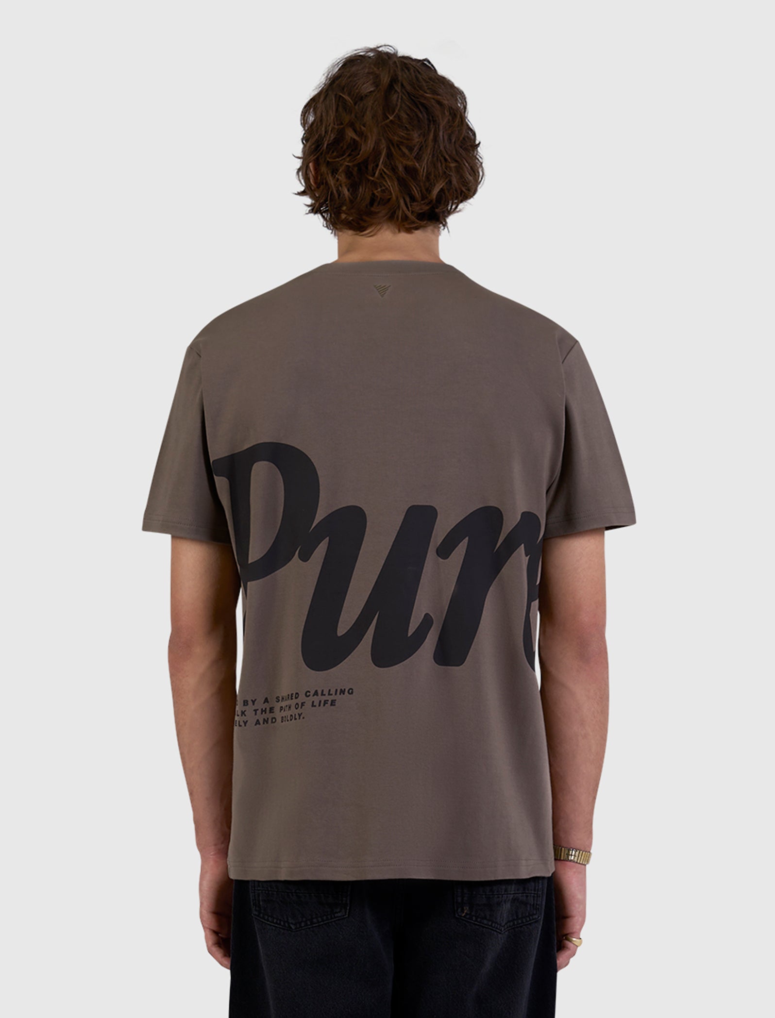 Pure T-shirt | Taupe