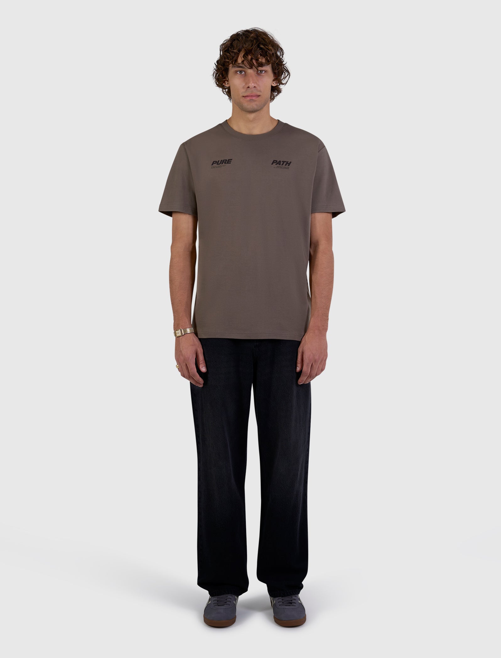 Pure T-shirt | Taupe