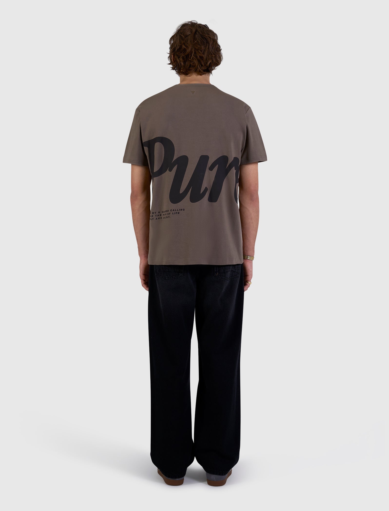 Pure T-shirt | Taupe