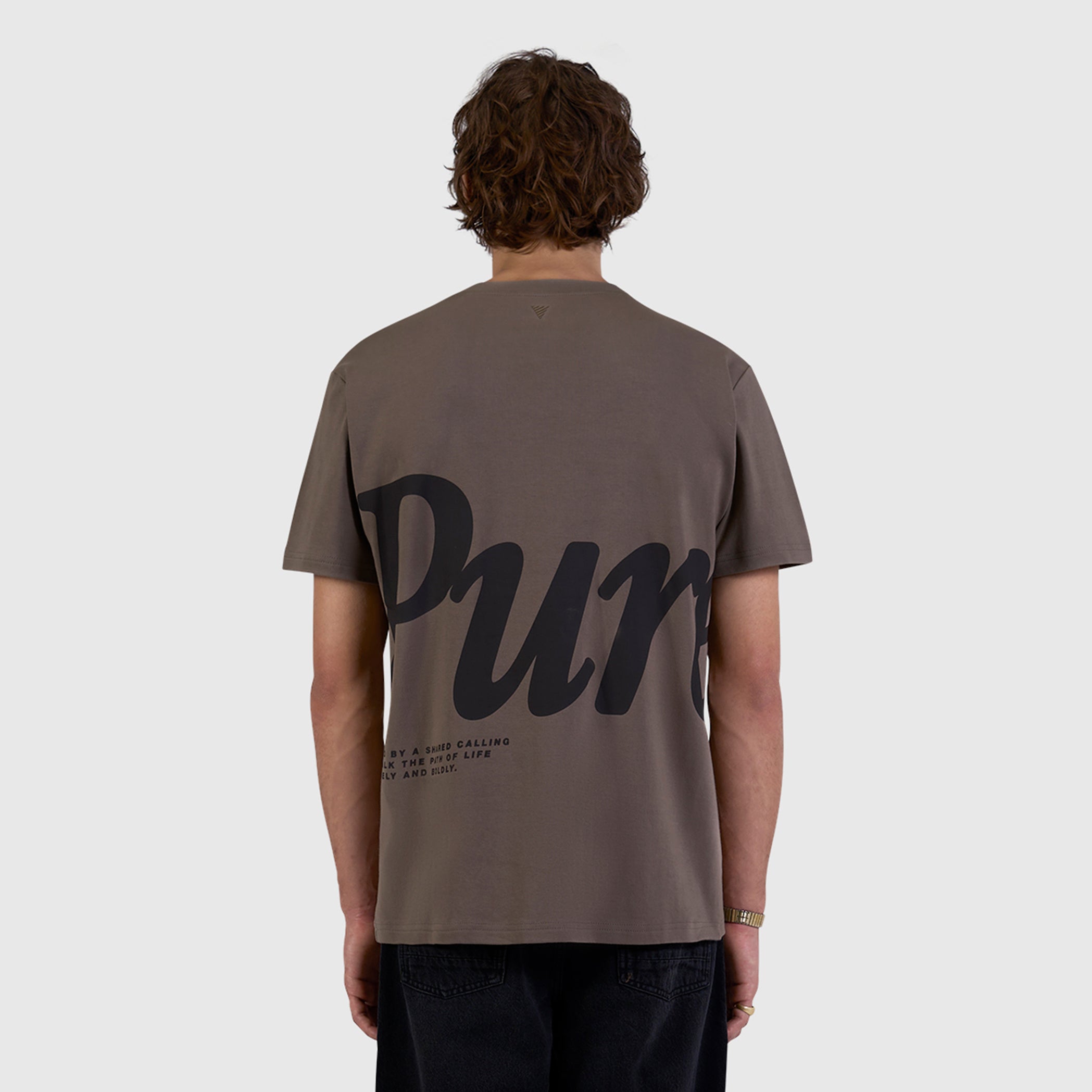 Pure T-shirt | Taupe
