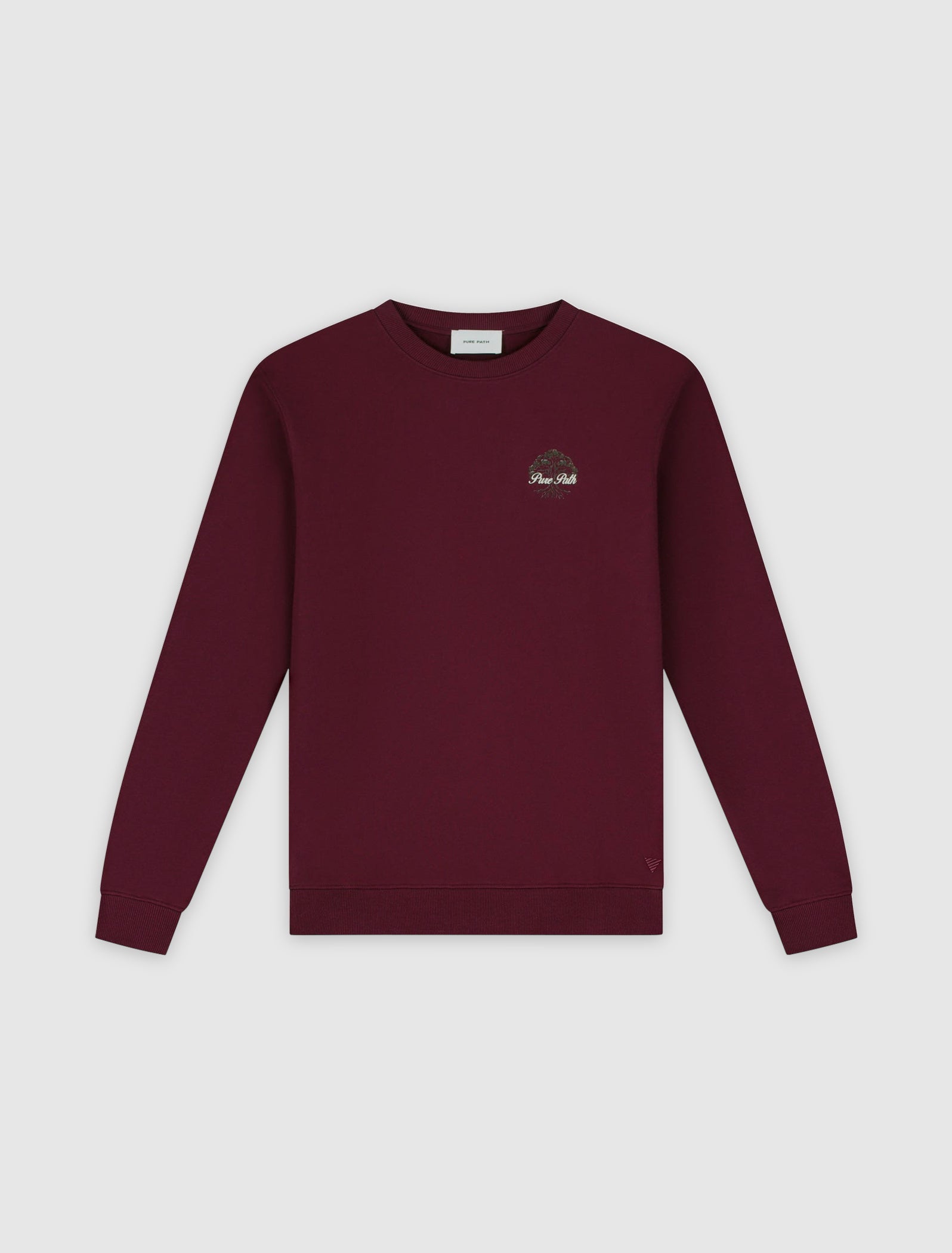 Rooted Tree Sweater | Wine Red