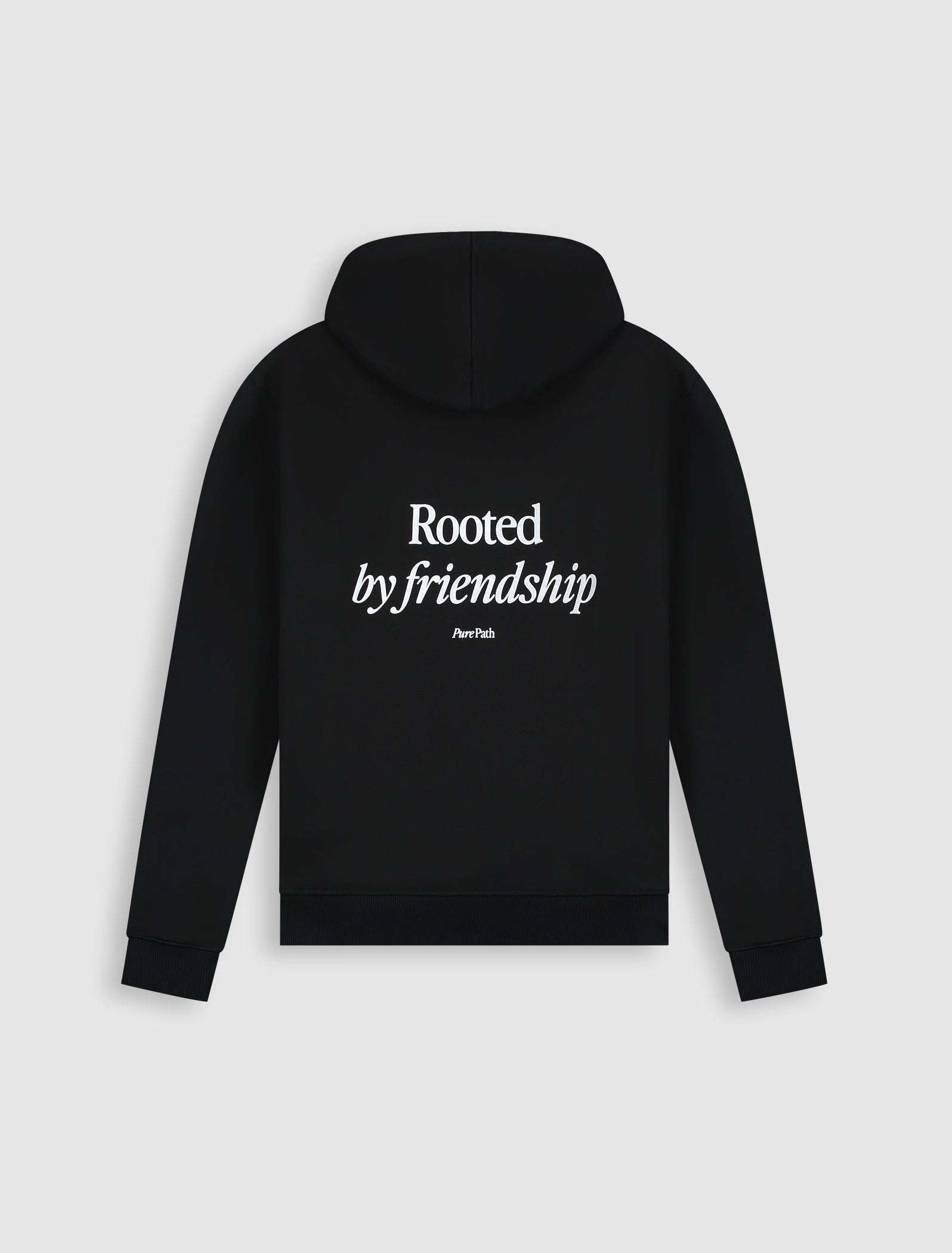 Rooted by Friendship Hoodie | Black