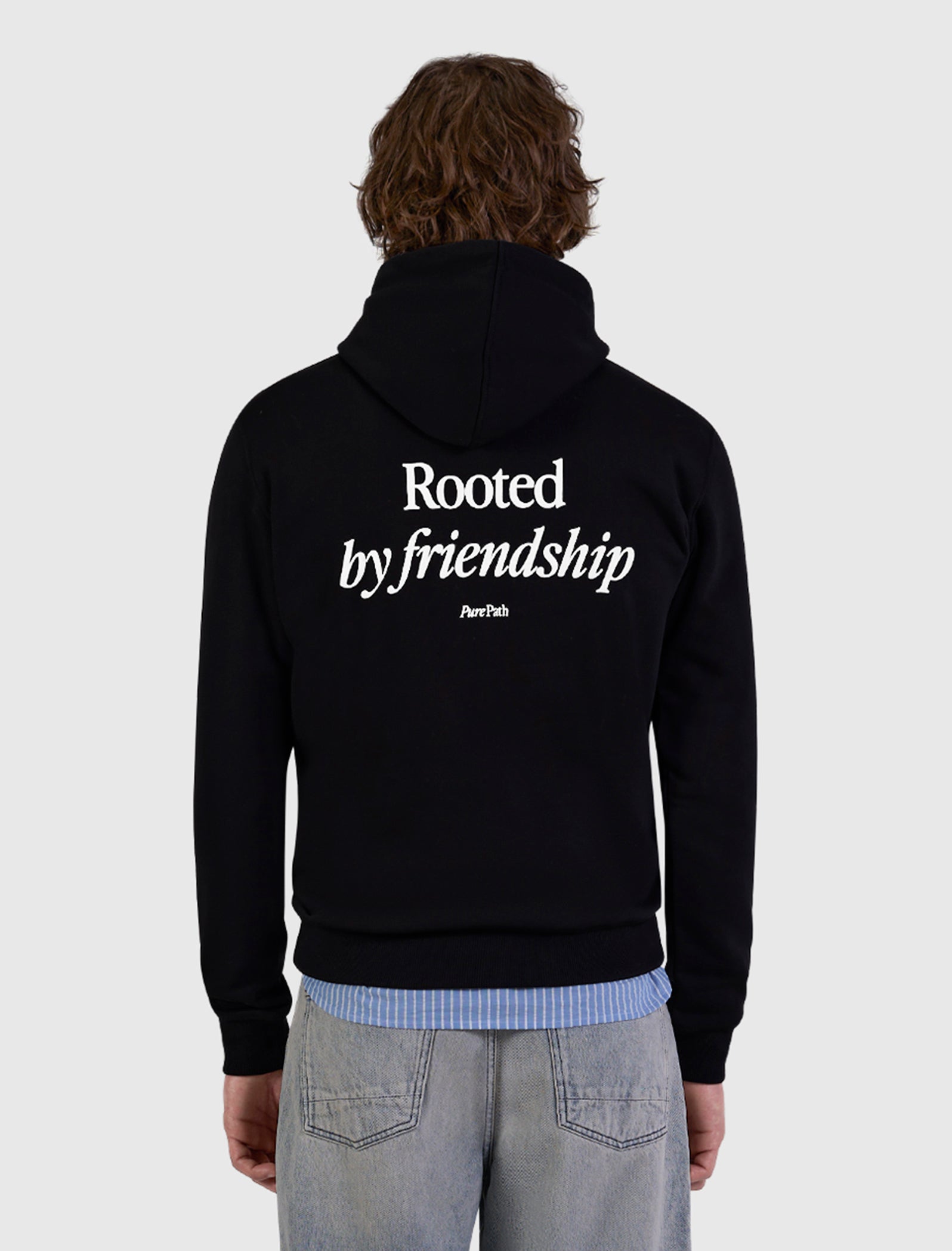 Rooted by Friendship Hoodie | Black