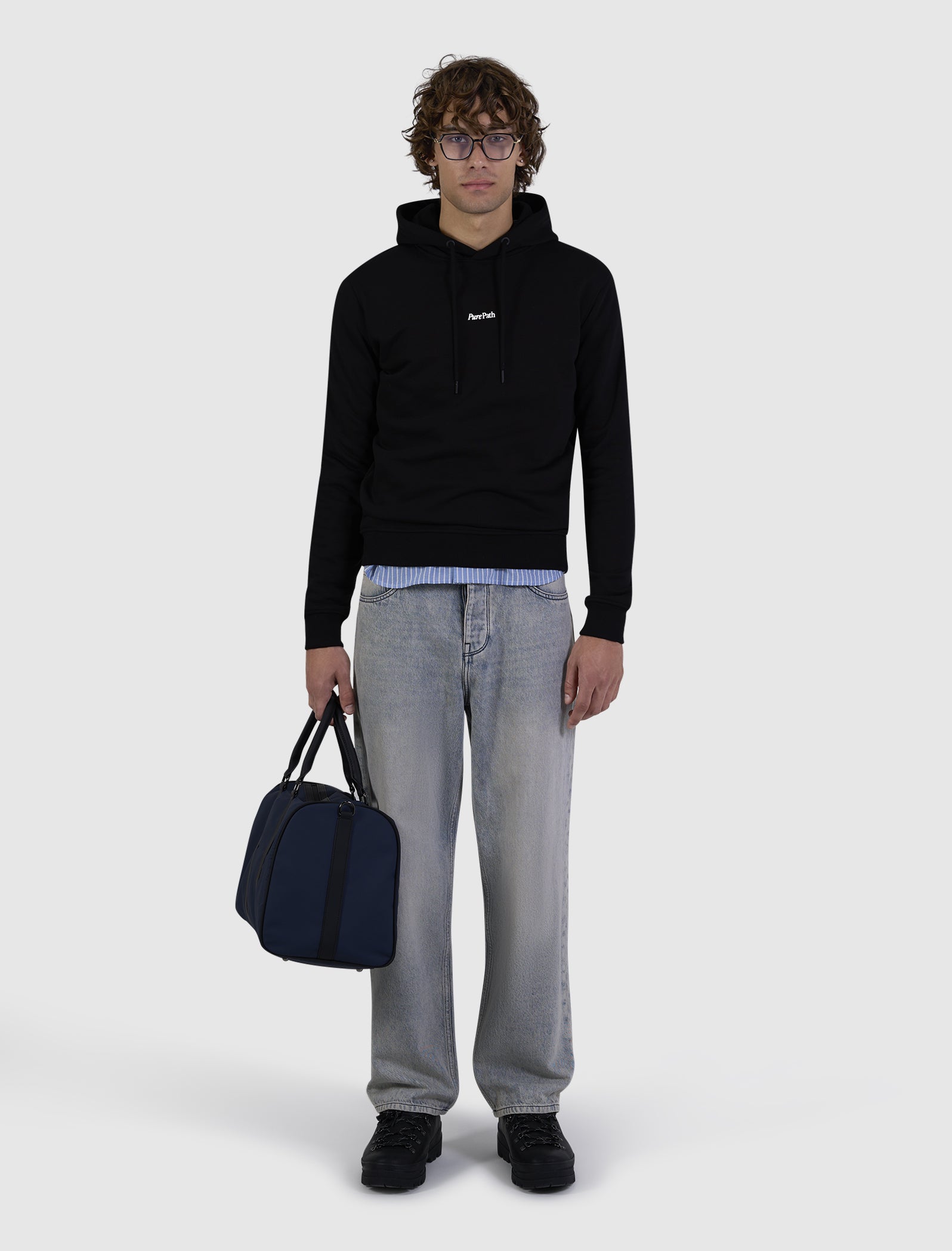 Rooted by Friendship Hoodie | Black