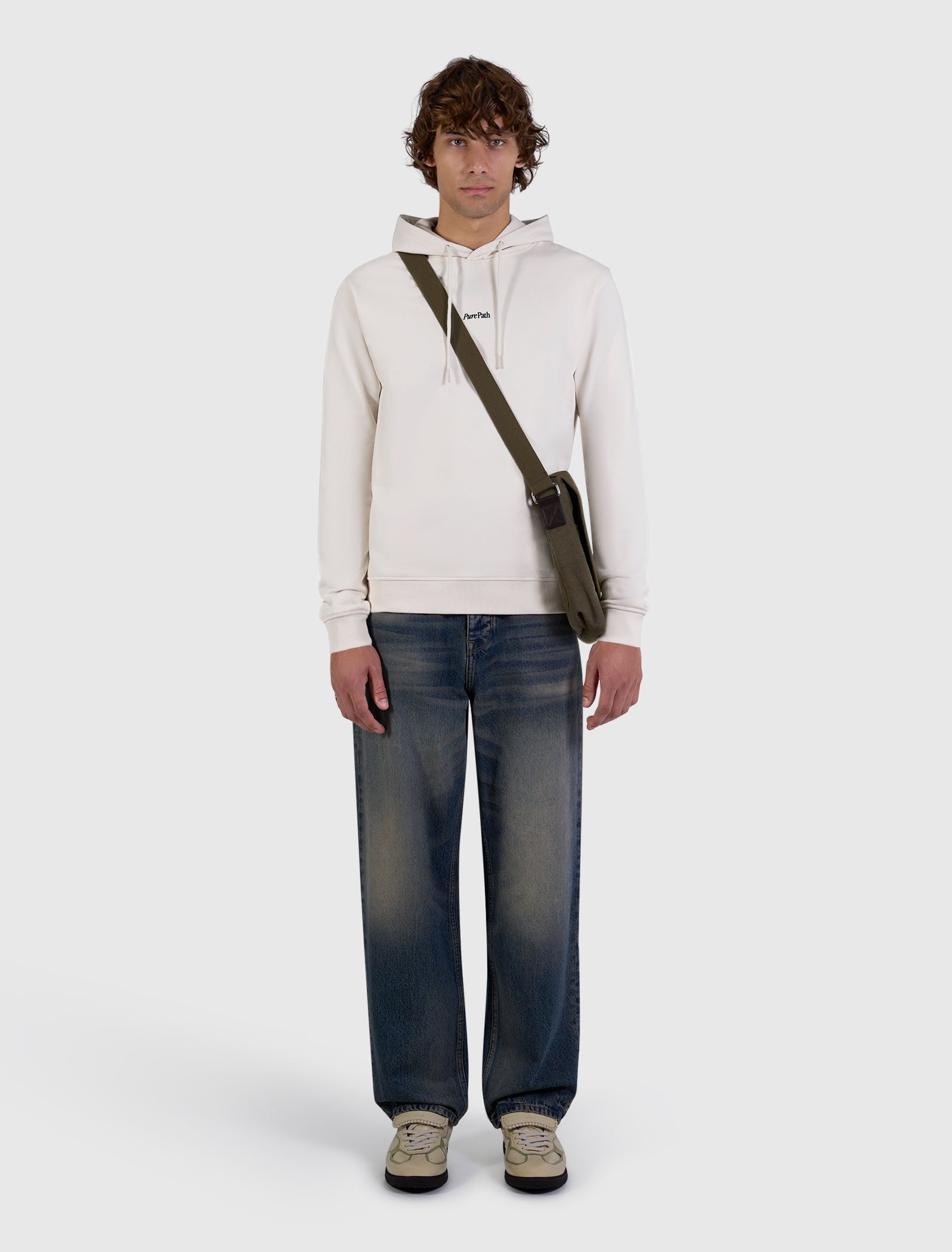 Rooted by Friendship Hoodie | Ecru