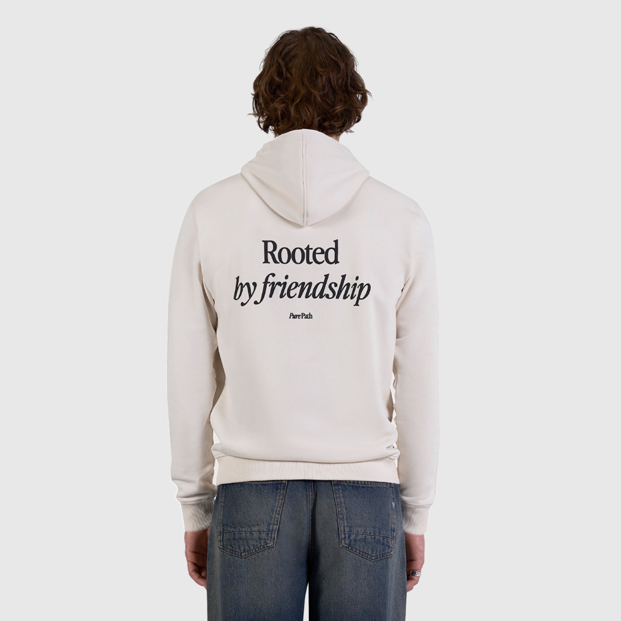 Rooted by Friendship Hoodie | Ecru