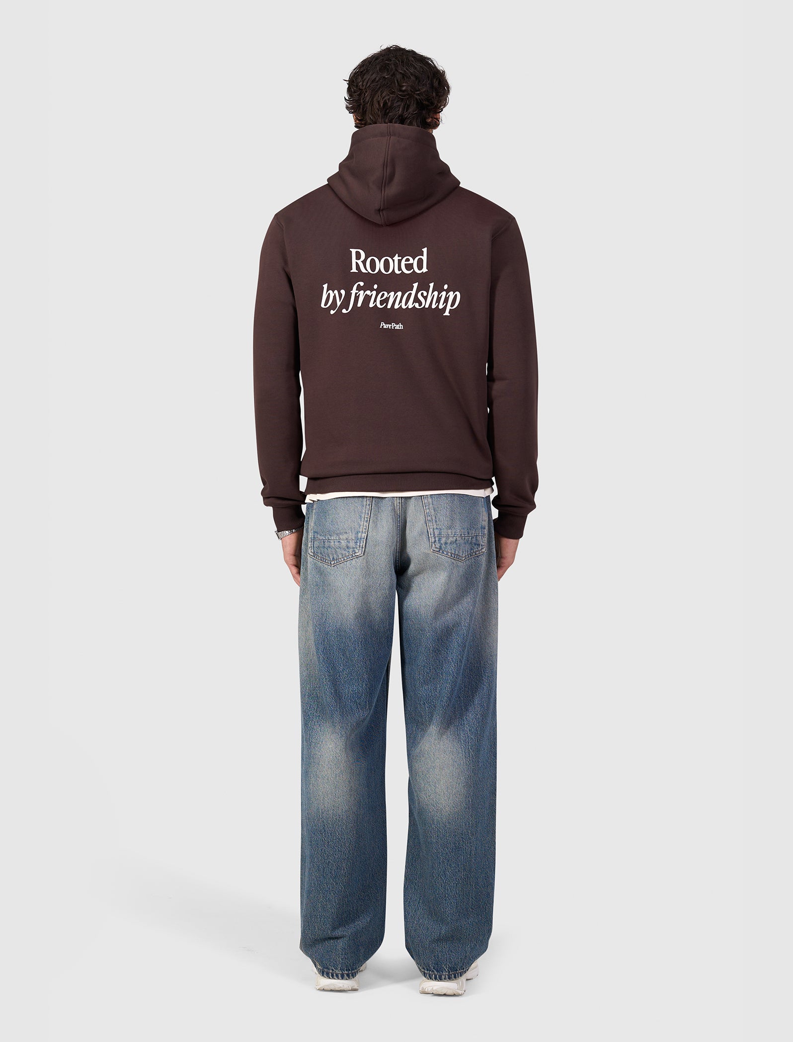 Rooted by Friendship Hoodie | Dark Brown