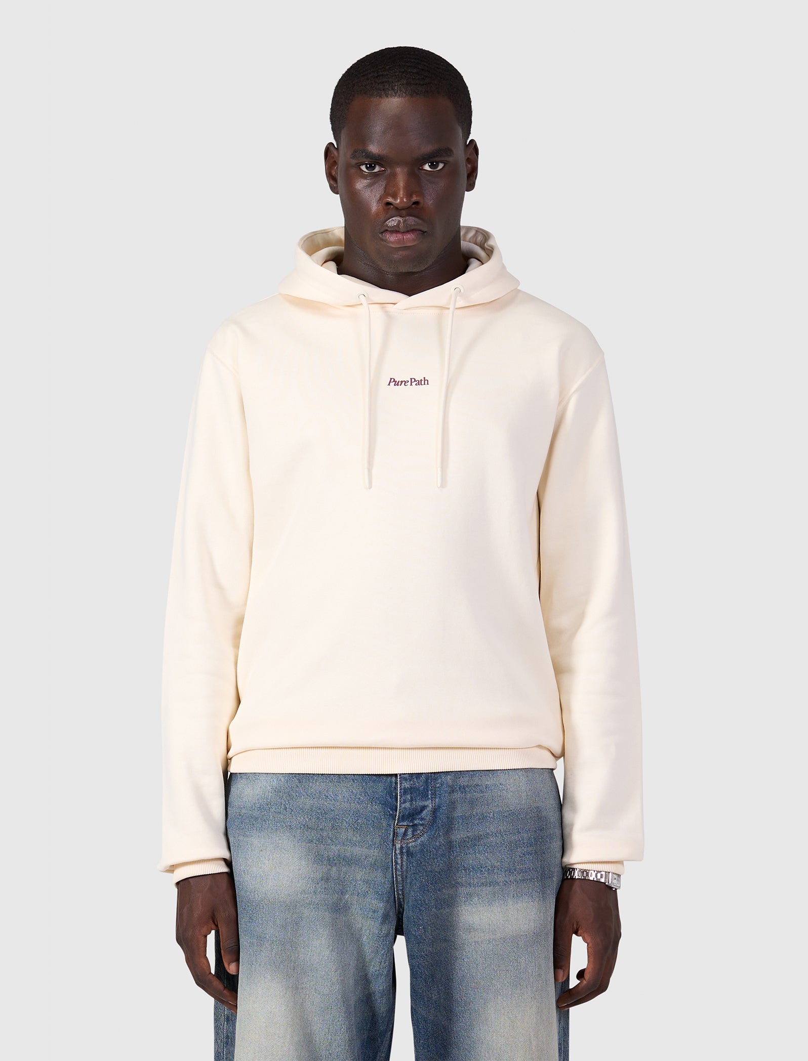 Landscape View Hoodie | Ecru