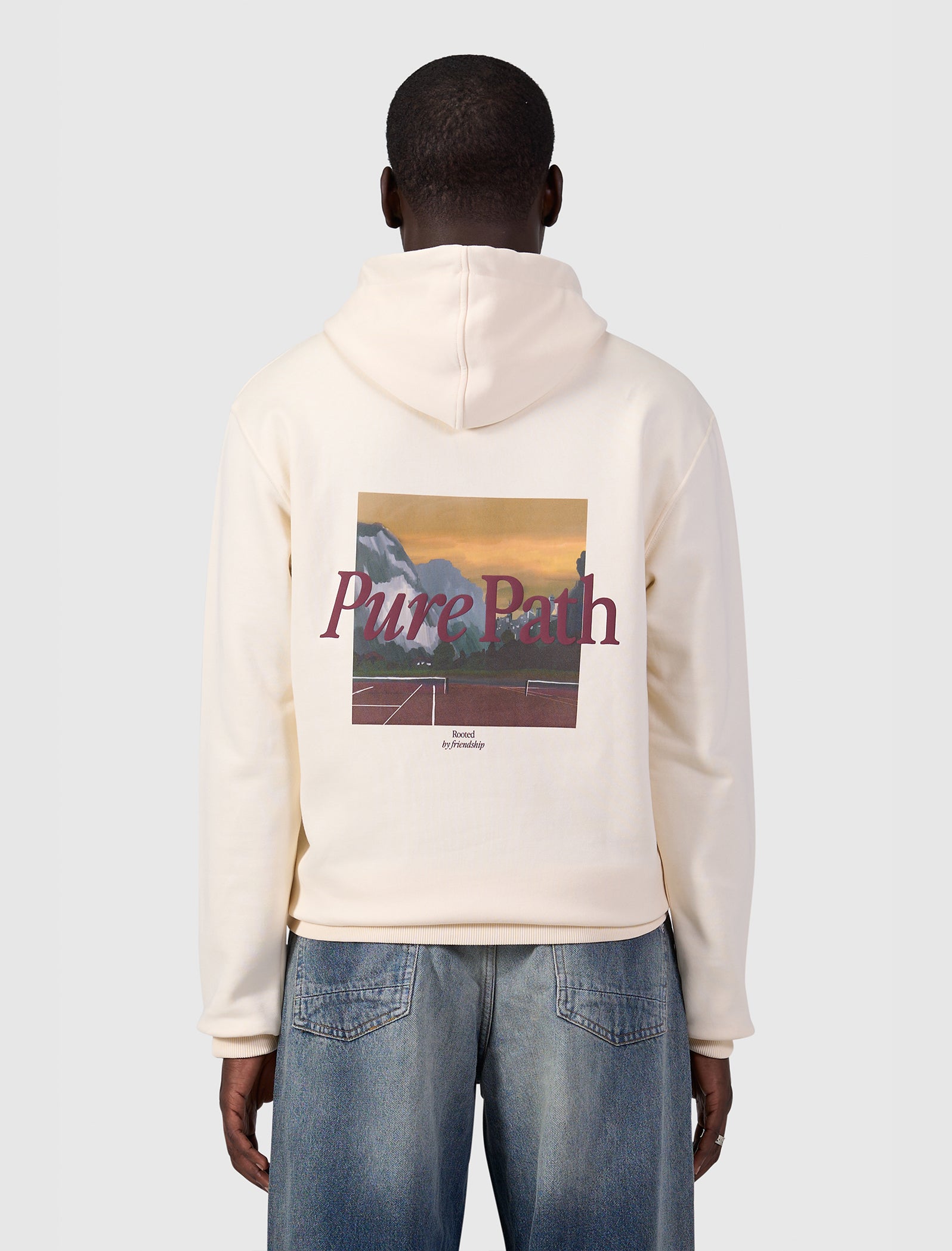 Landscape View Hoodie | Ecru