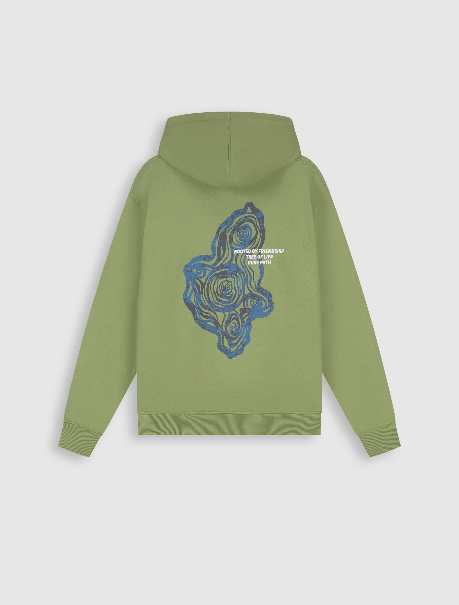 Tree Trunk Hoodie | Leaf Green