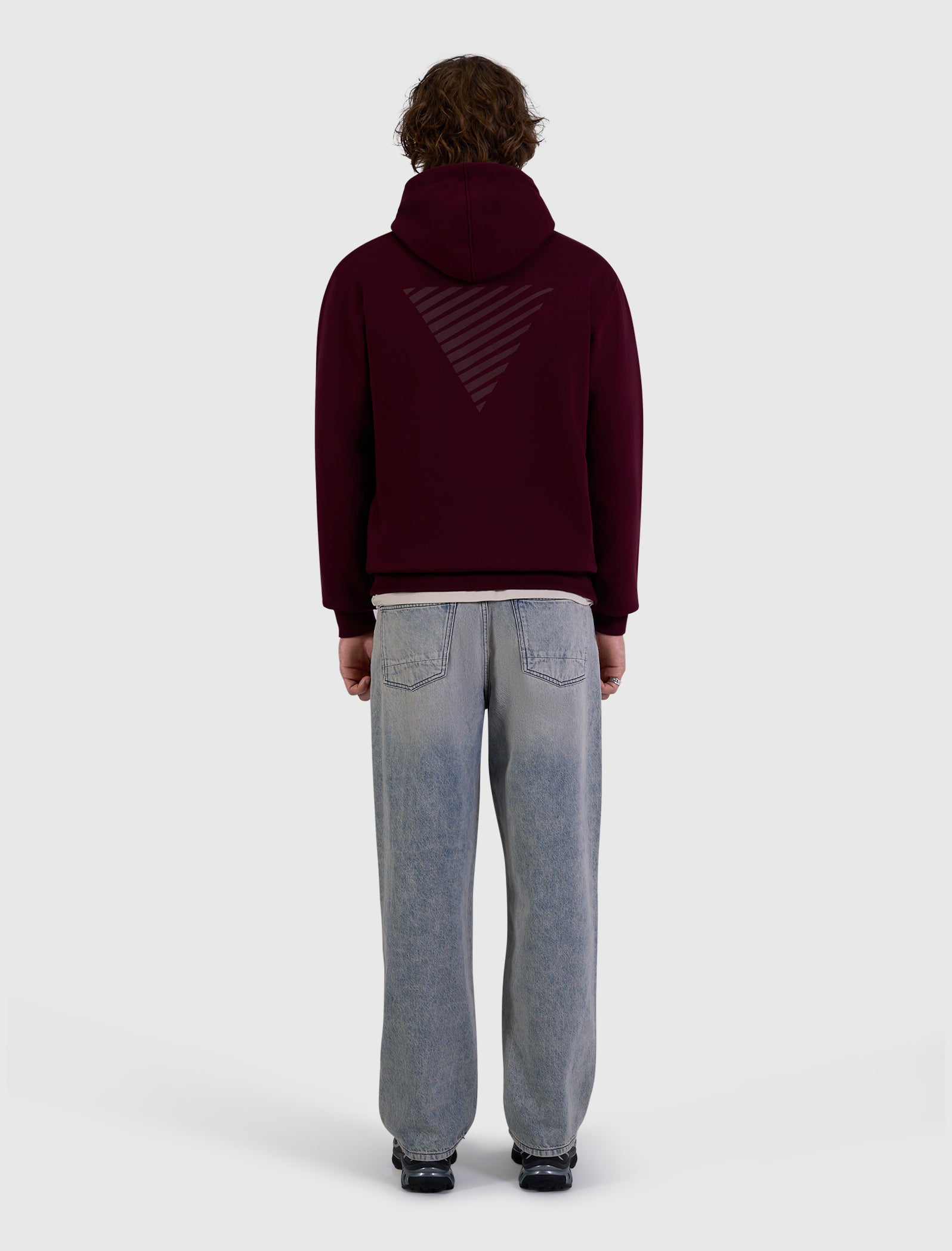 Essential Logo Hoodie | Wine Red