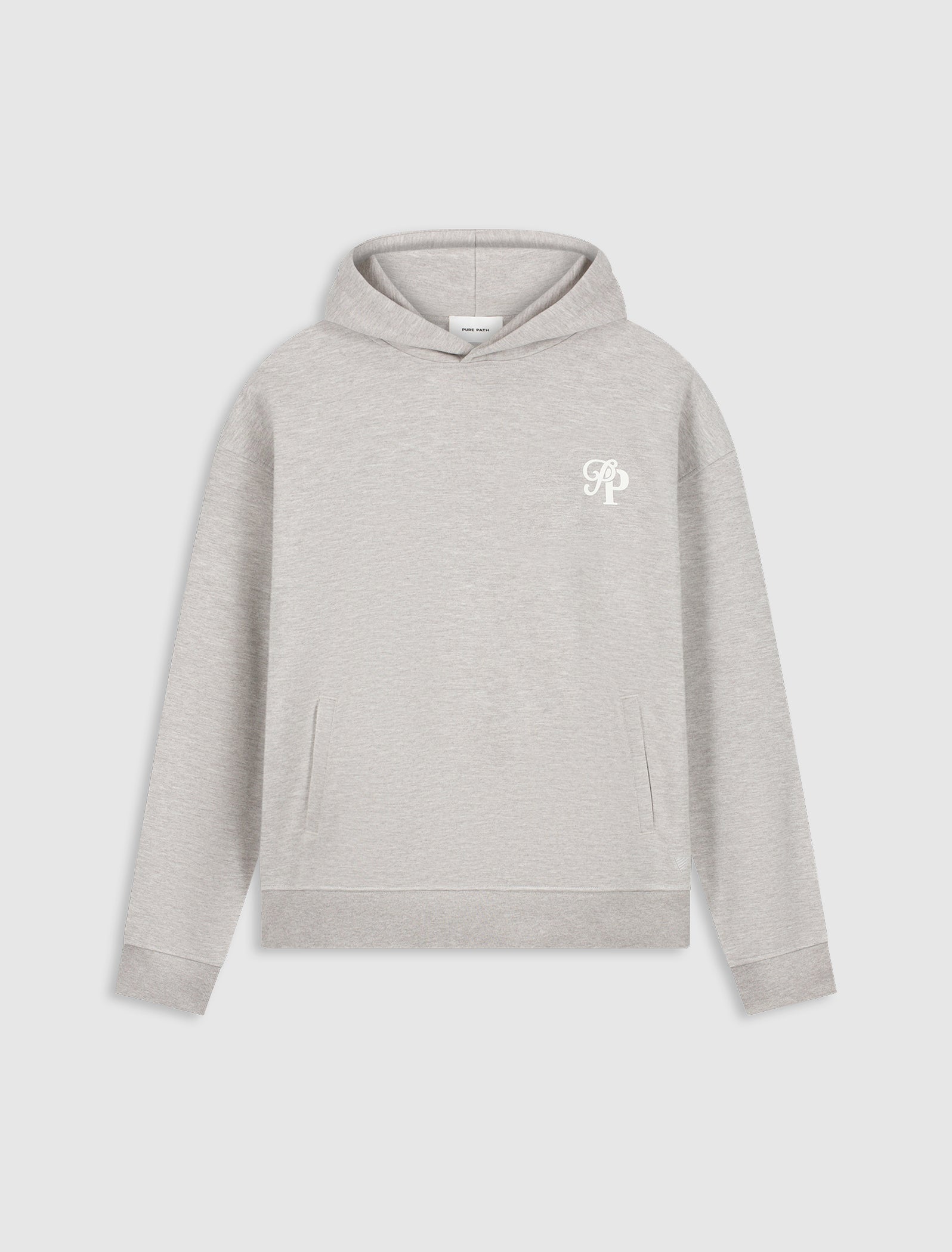 Initials Interlock Hoodie | Taupe