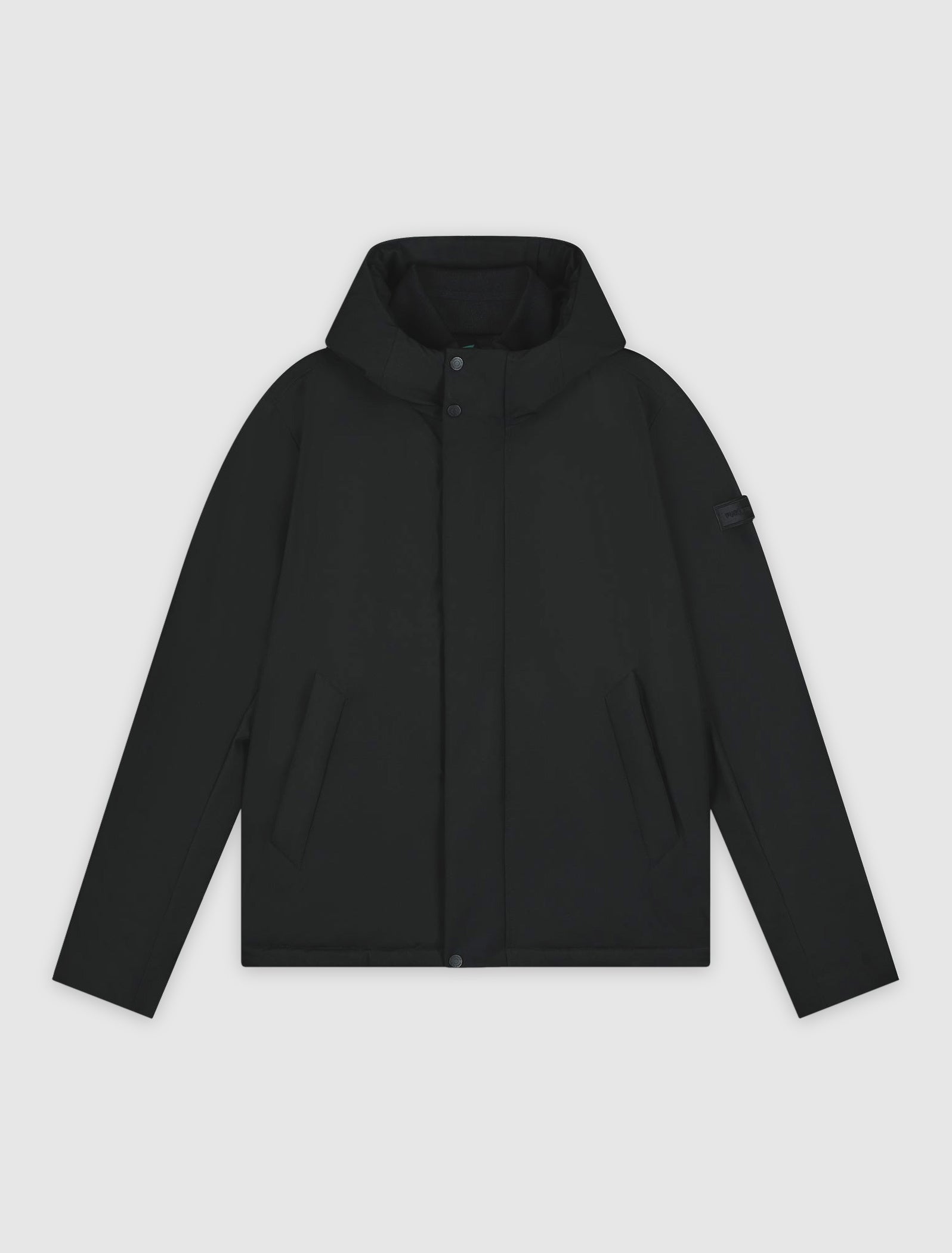 Active Flex Short Parka Jacket | Black