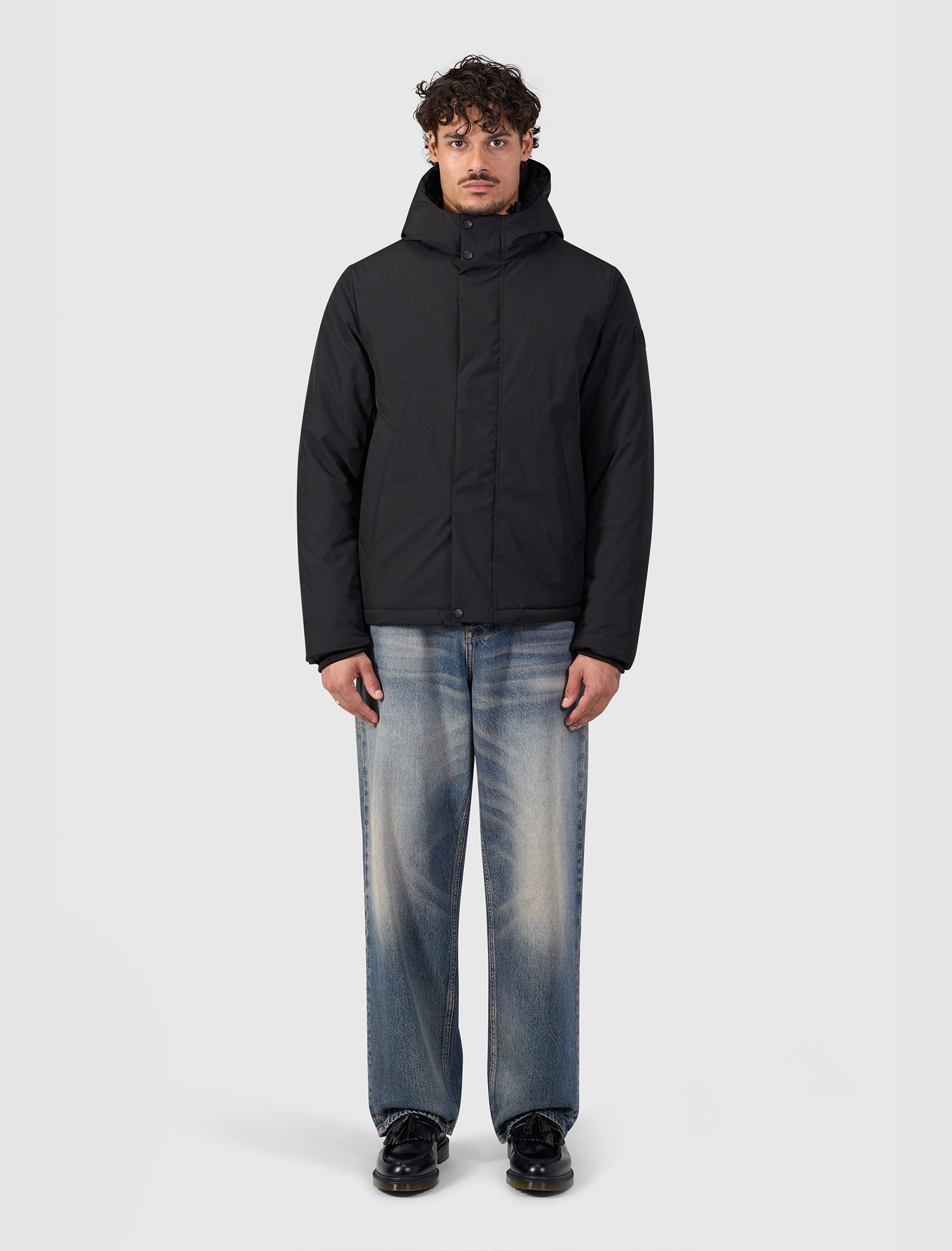 Active Flex Short Parka Jacket | Black