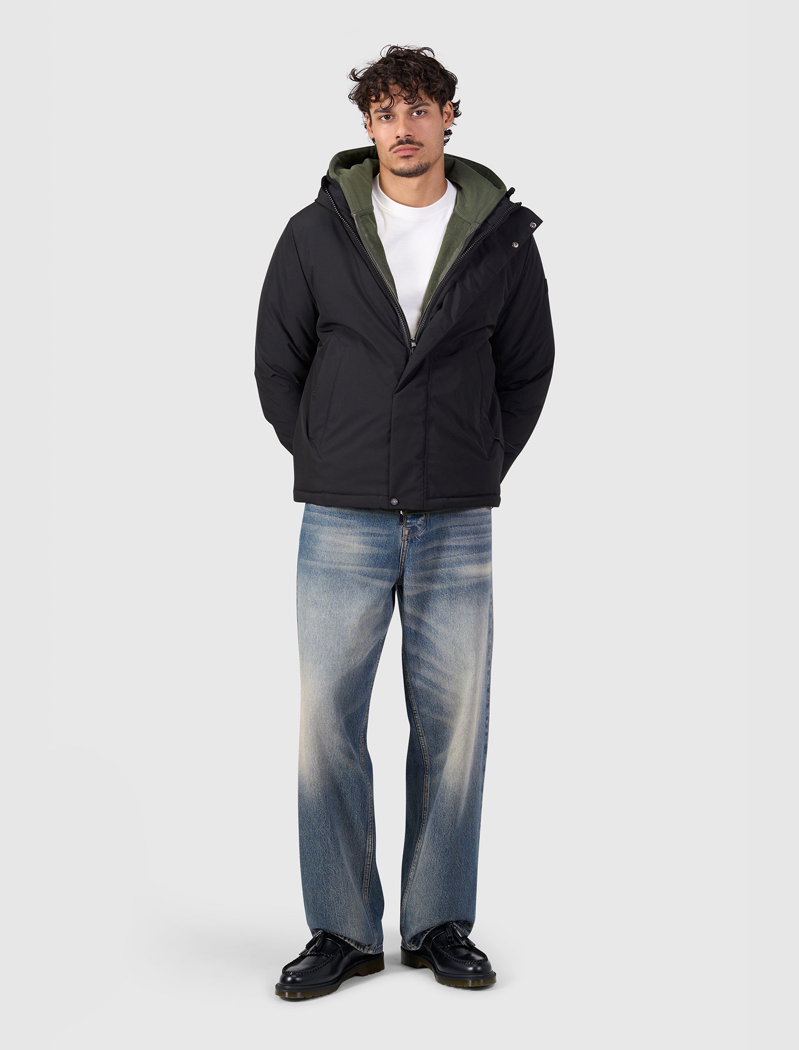 Active Flex Short Parka Jacket | Black