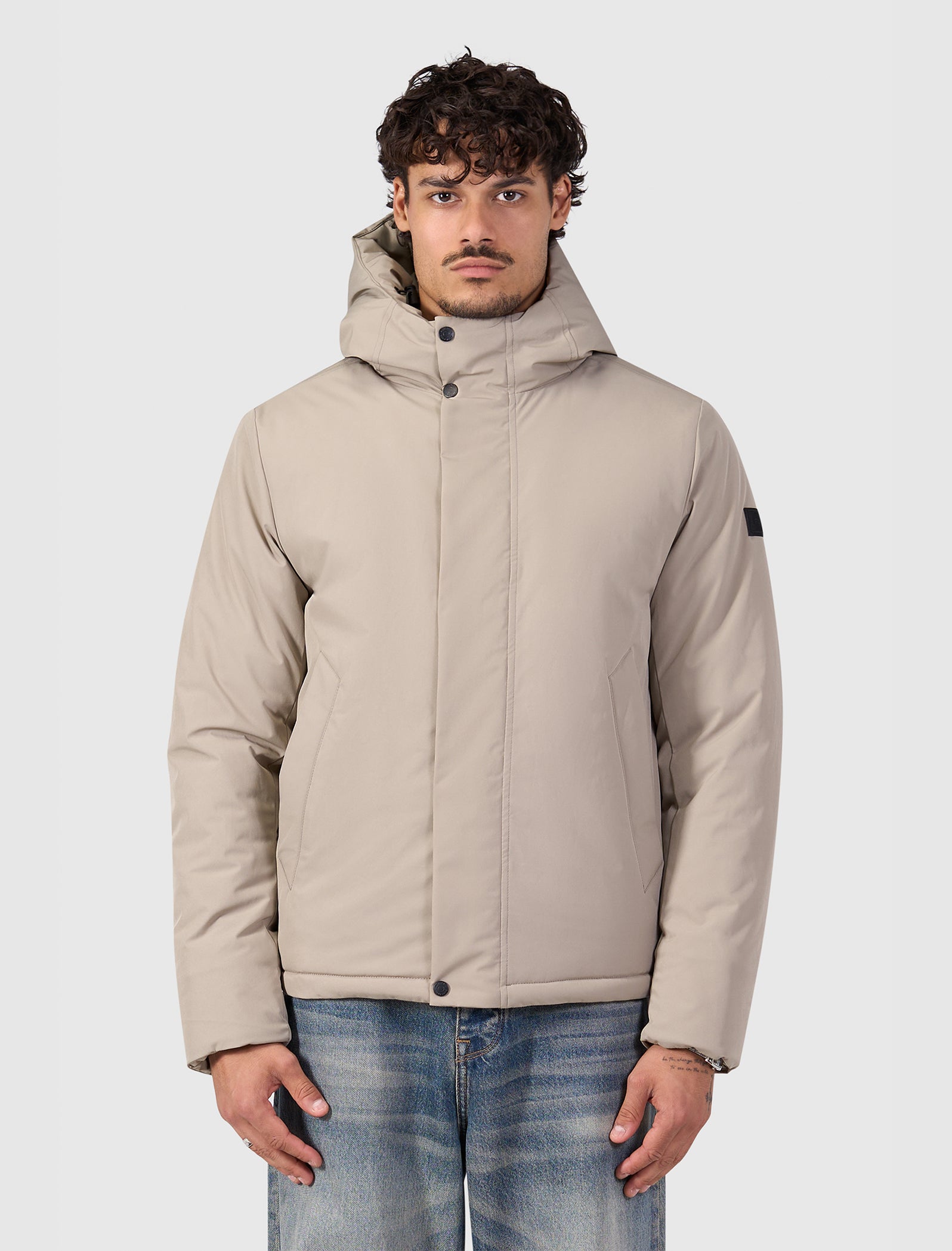 Active Flex Short Parka Jacket | Sand