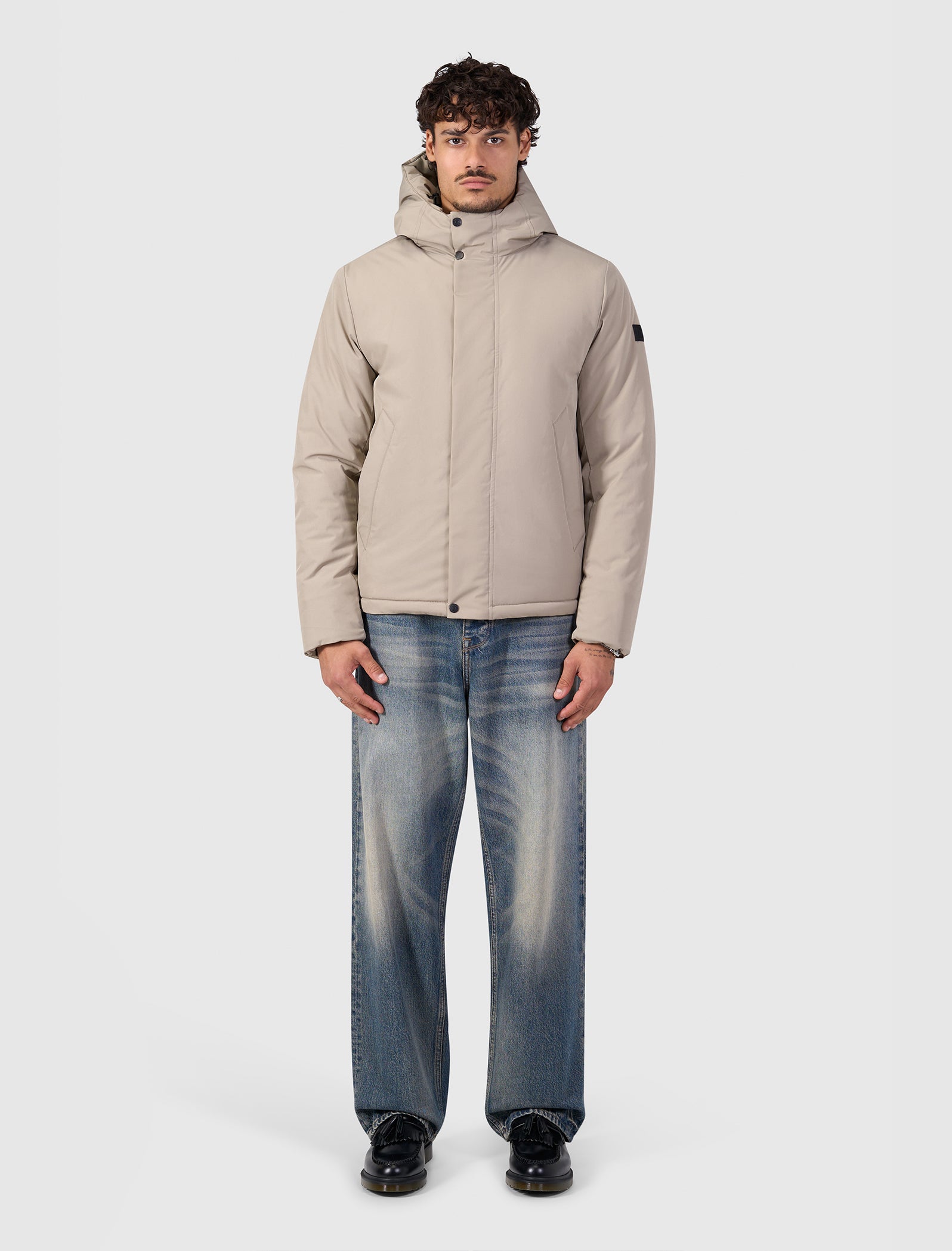 Active Flex Short Parka Jacket | Sand