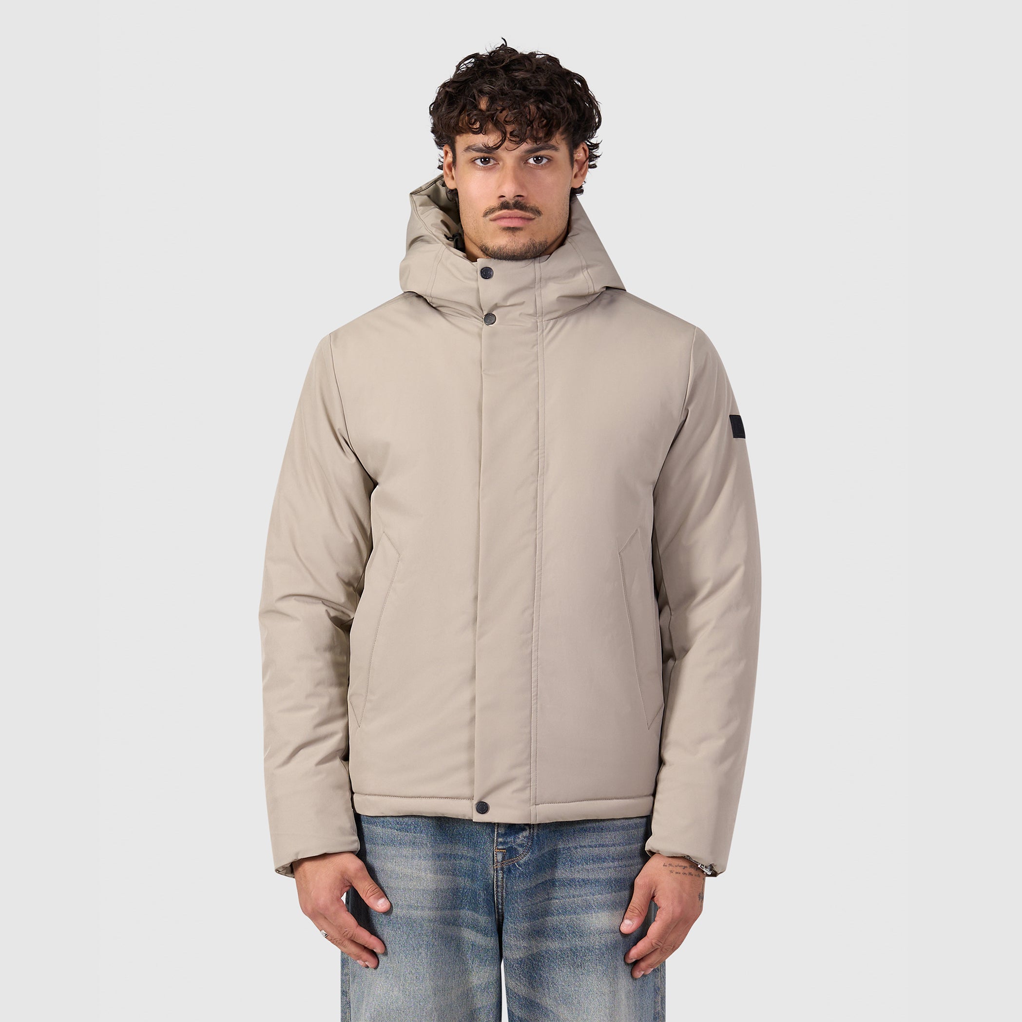 Active Flex Short Parka Jacket | Sand