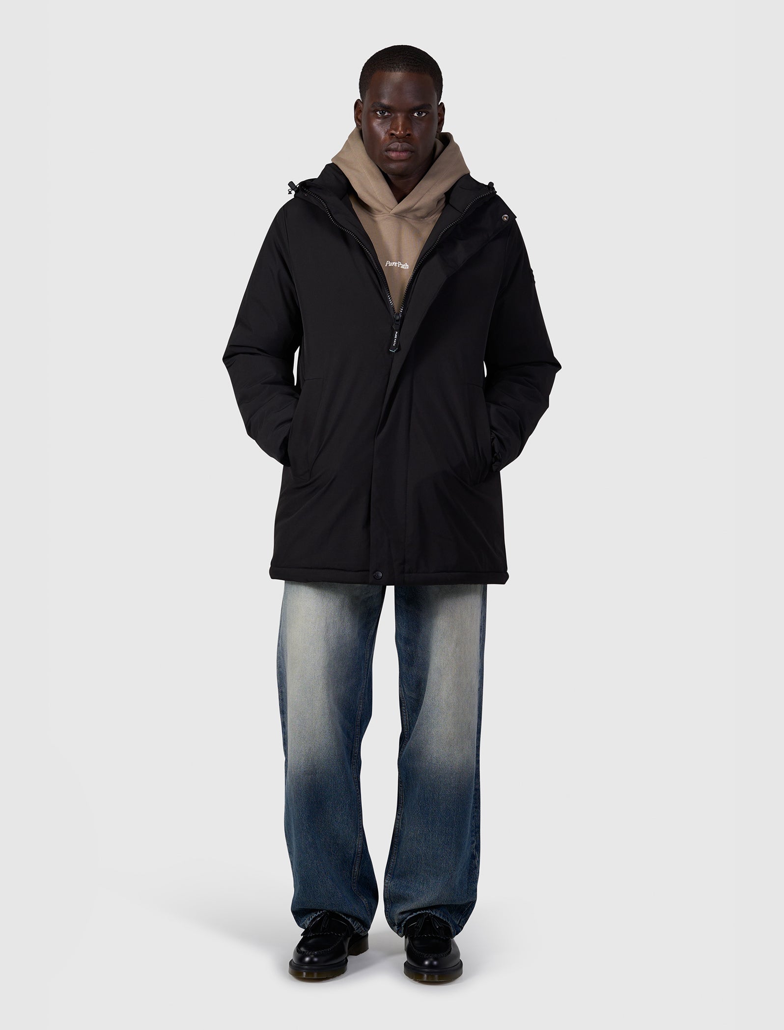 Active Flex Parka Jacket | Black