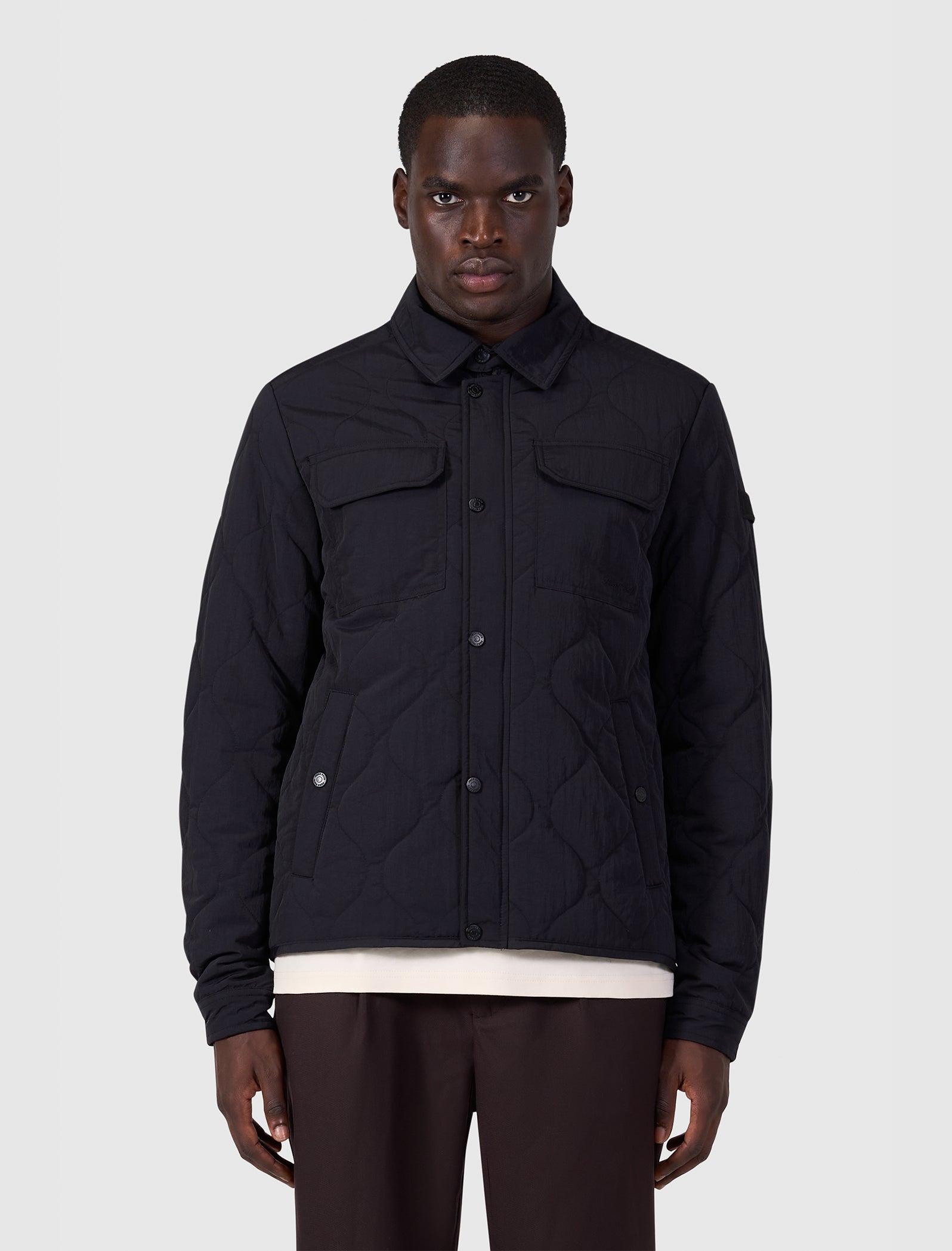 Quilted Jacket | Black