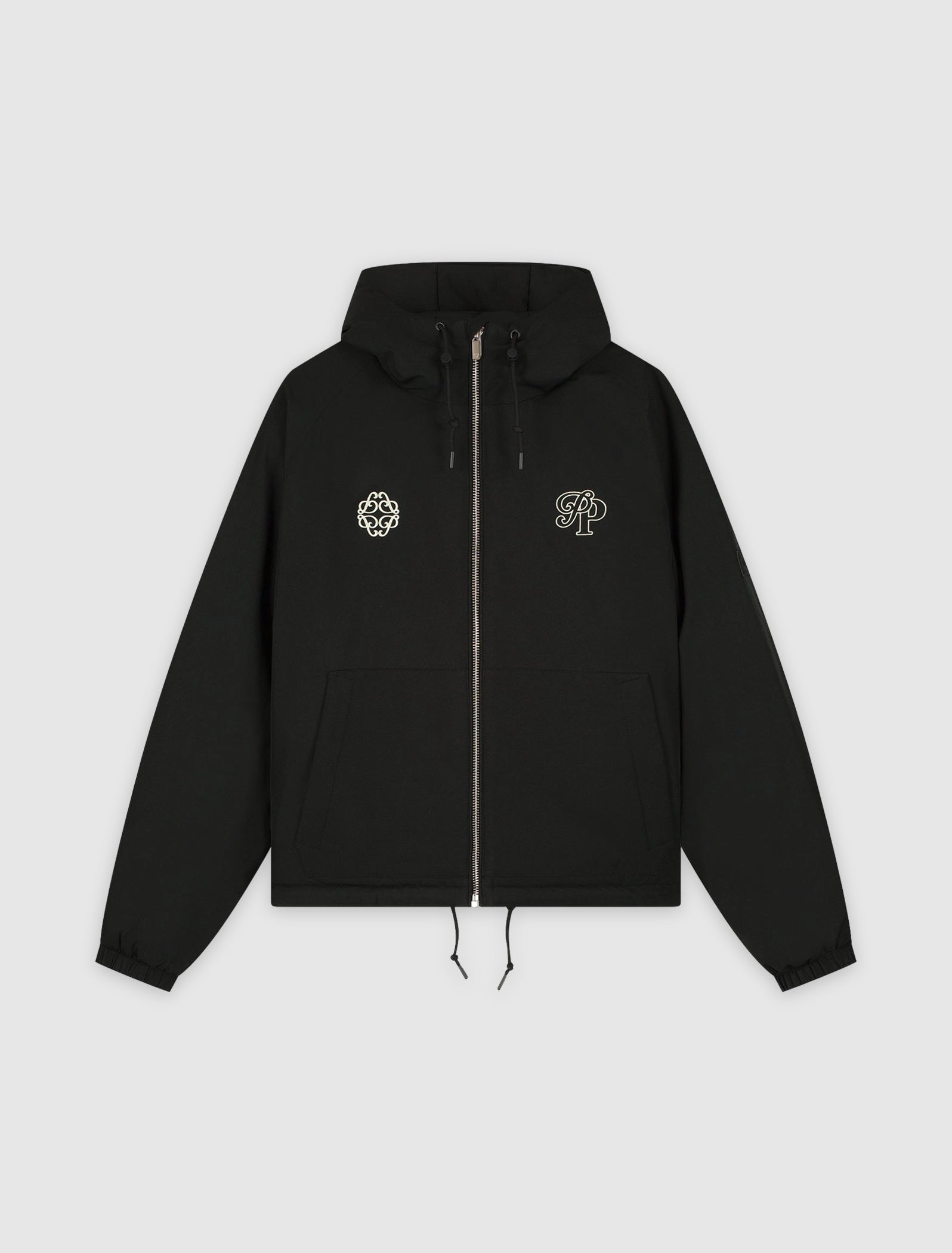 Emblem Initials Jacket | Black