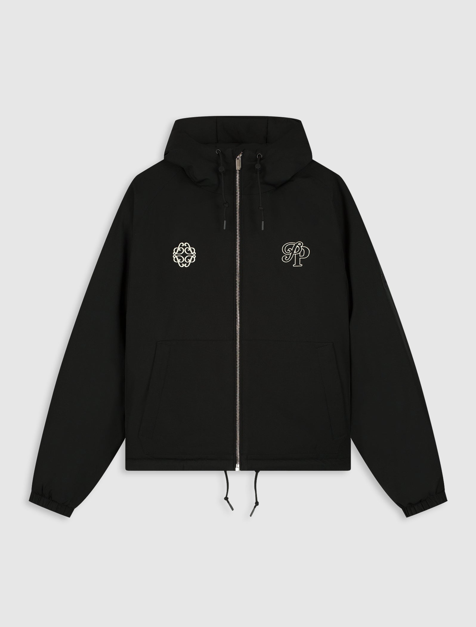 Emblem Initials Jacket | Black