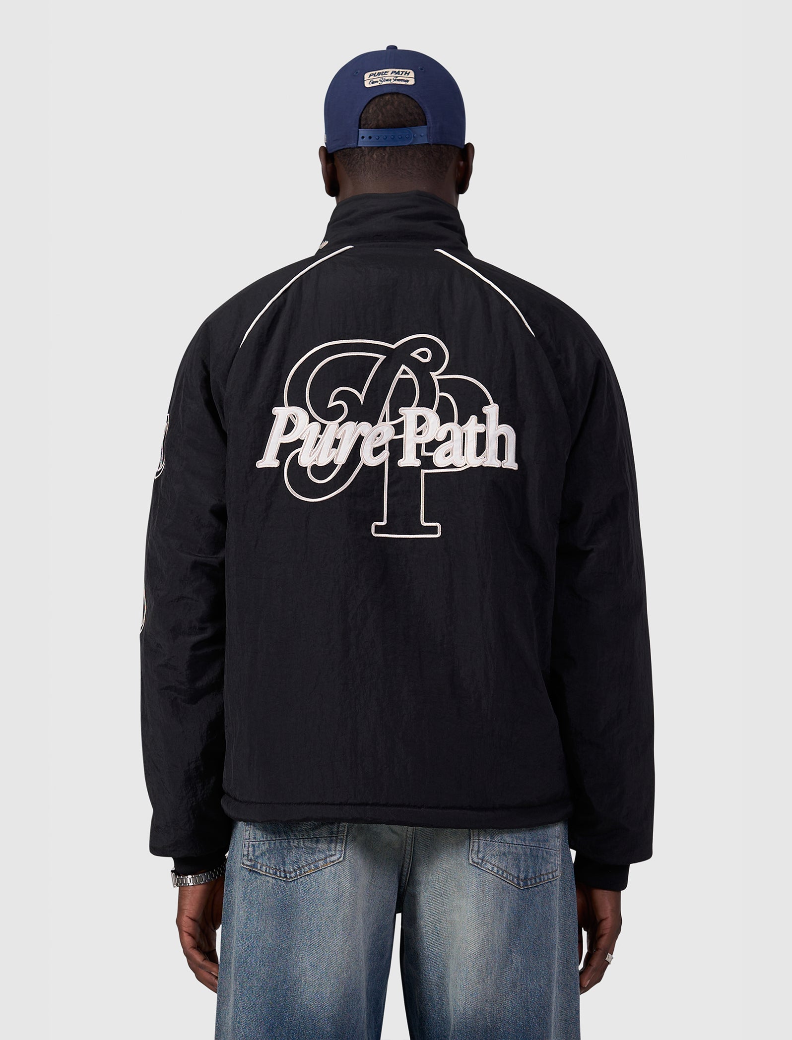 Rooted By Friendship Bomber Jacket | Black