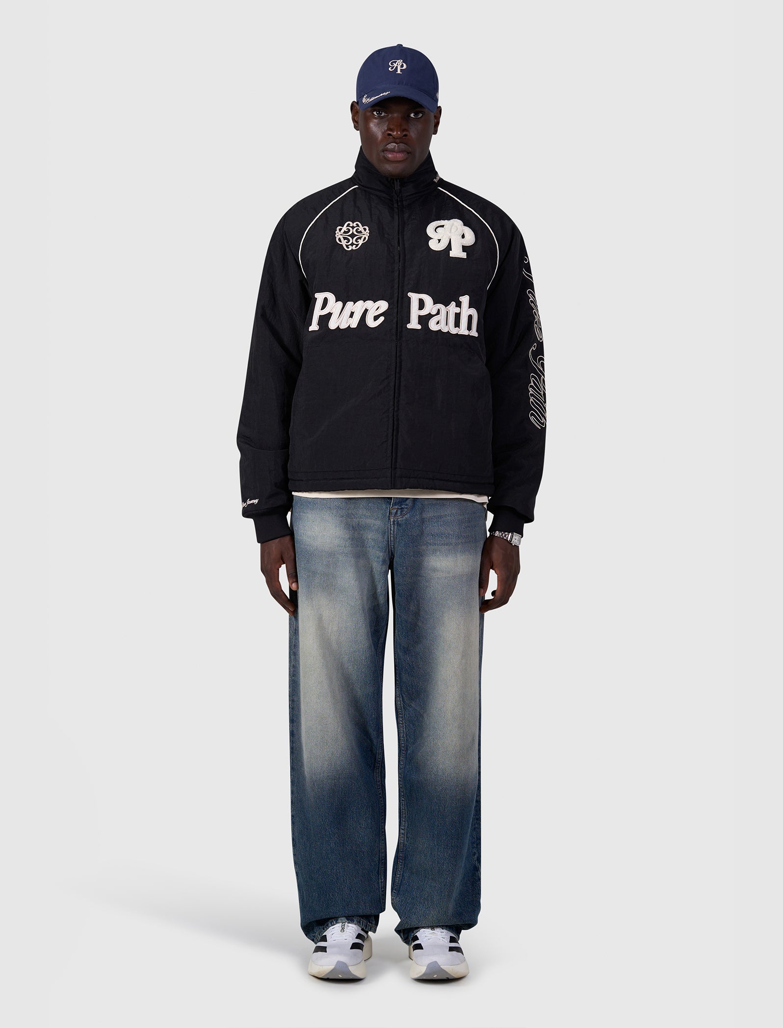 Rooted By Friendship Bomber Jacket | Black