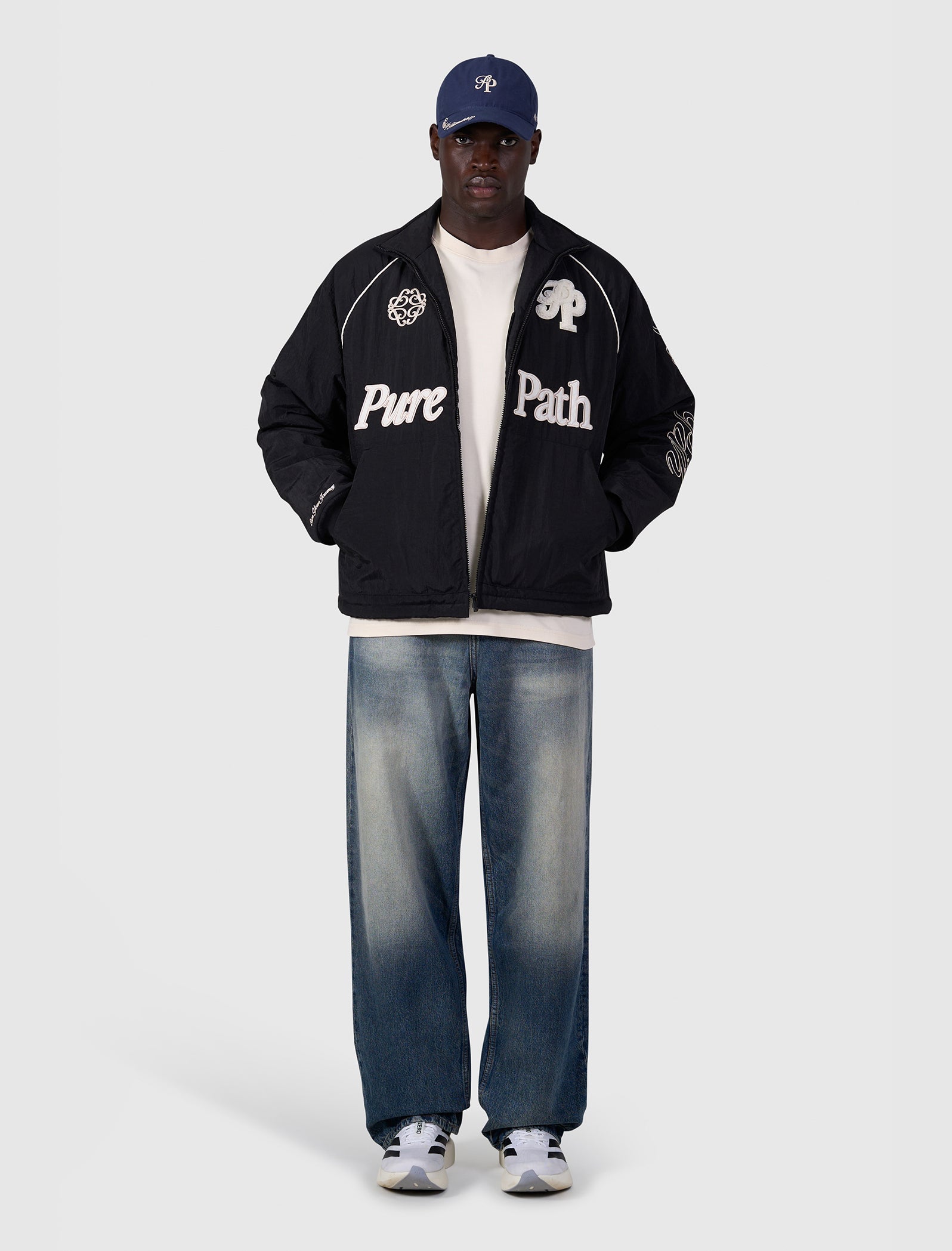 Rooted By Friendship Bomber Jacket | Black