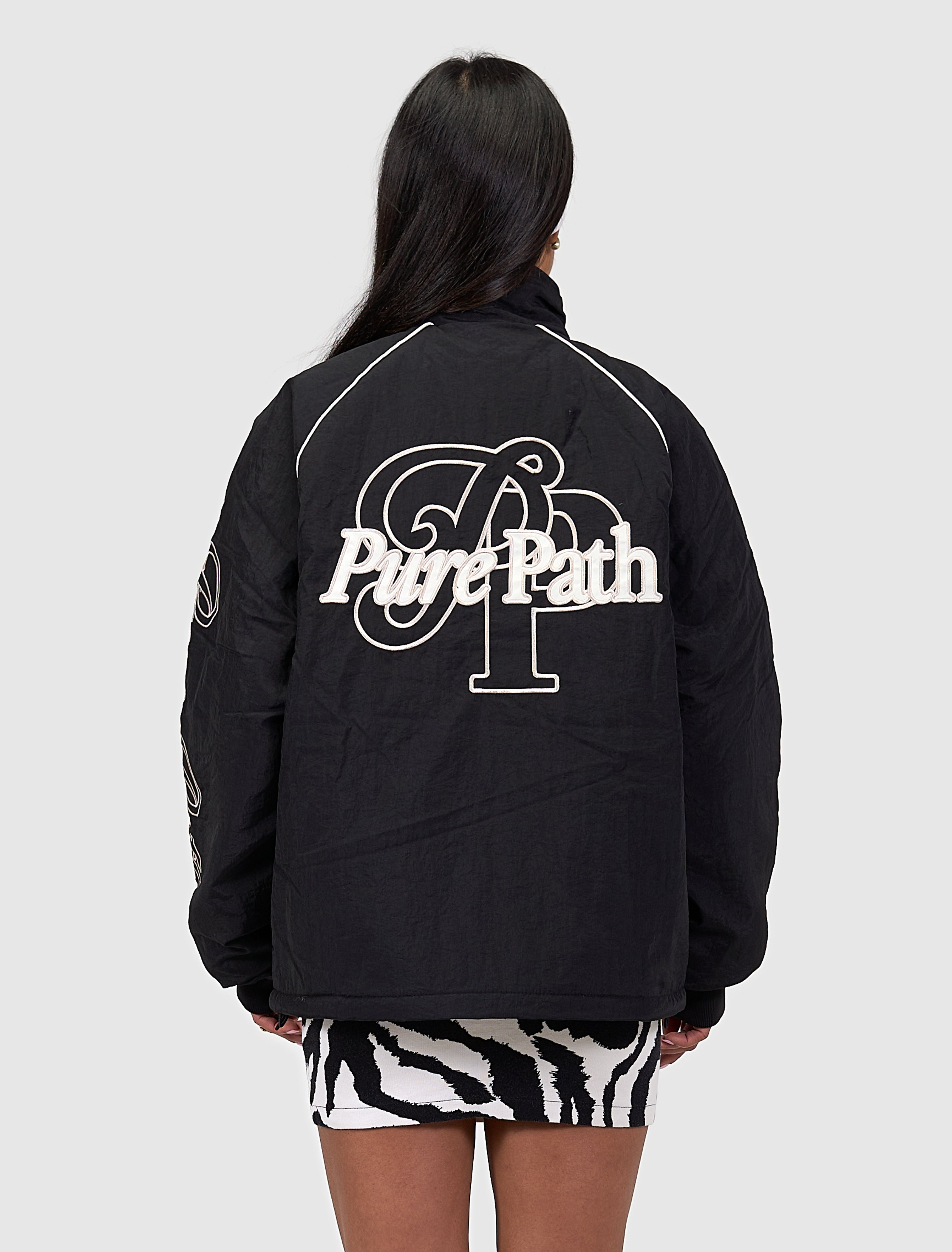 Rooted By Friendship Bomber Jacket | Black