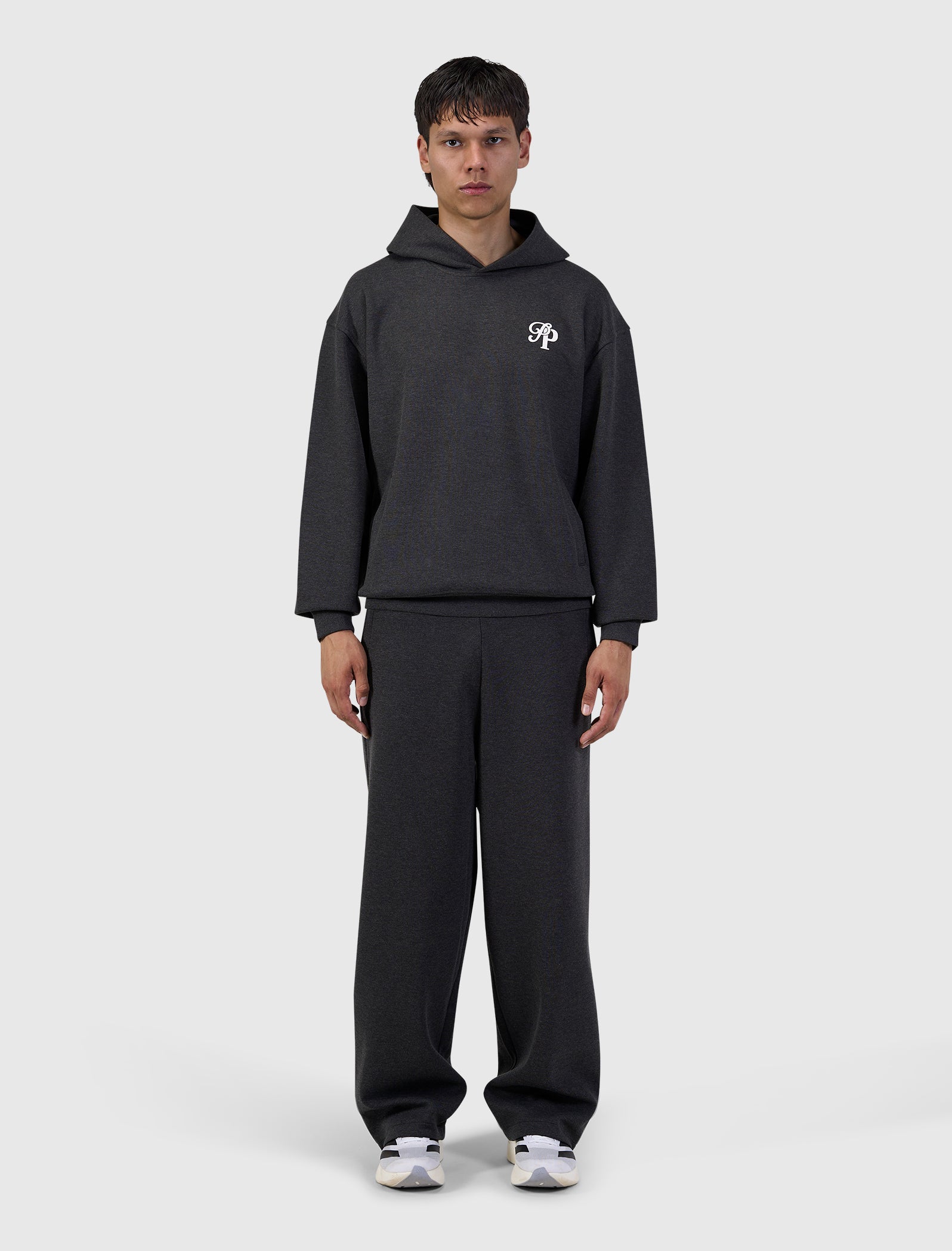 Initials Interlock Sweatpants | Black
