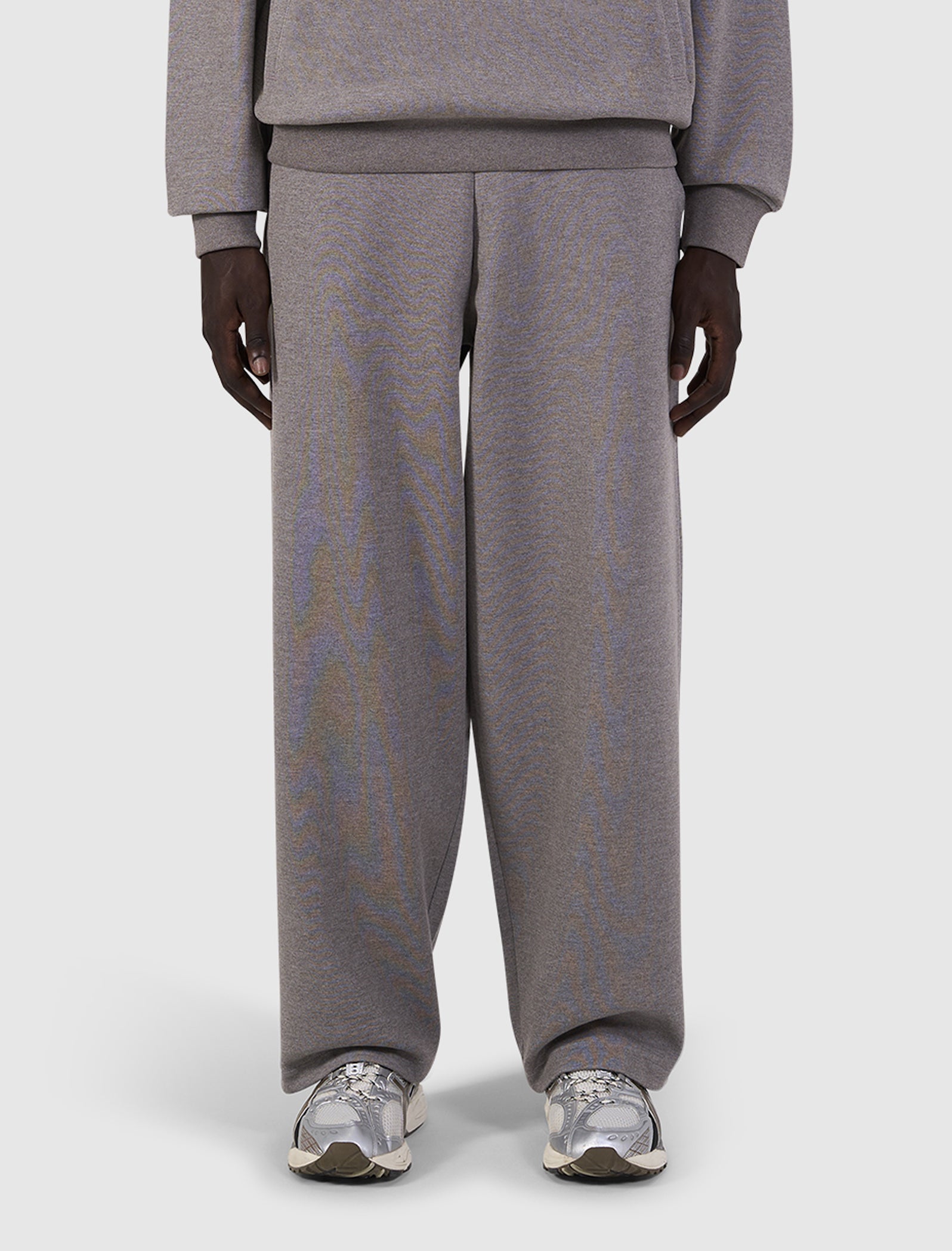 Initials Interlock Sweatpants | Brown