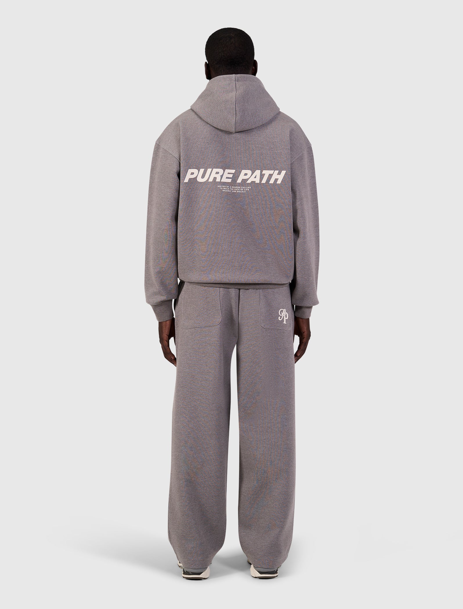 Initials Interlock Sweatpants | Brown