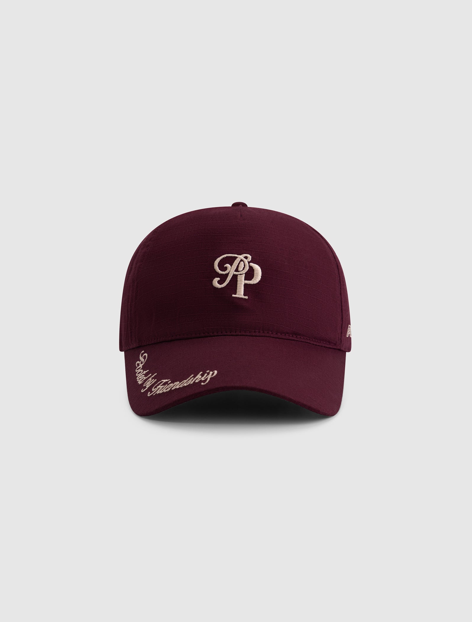 Initials Cap | Wine Red