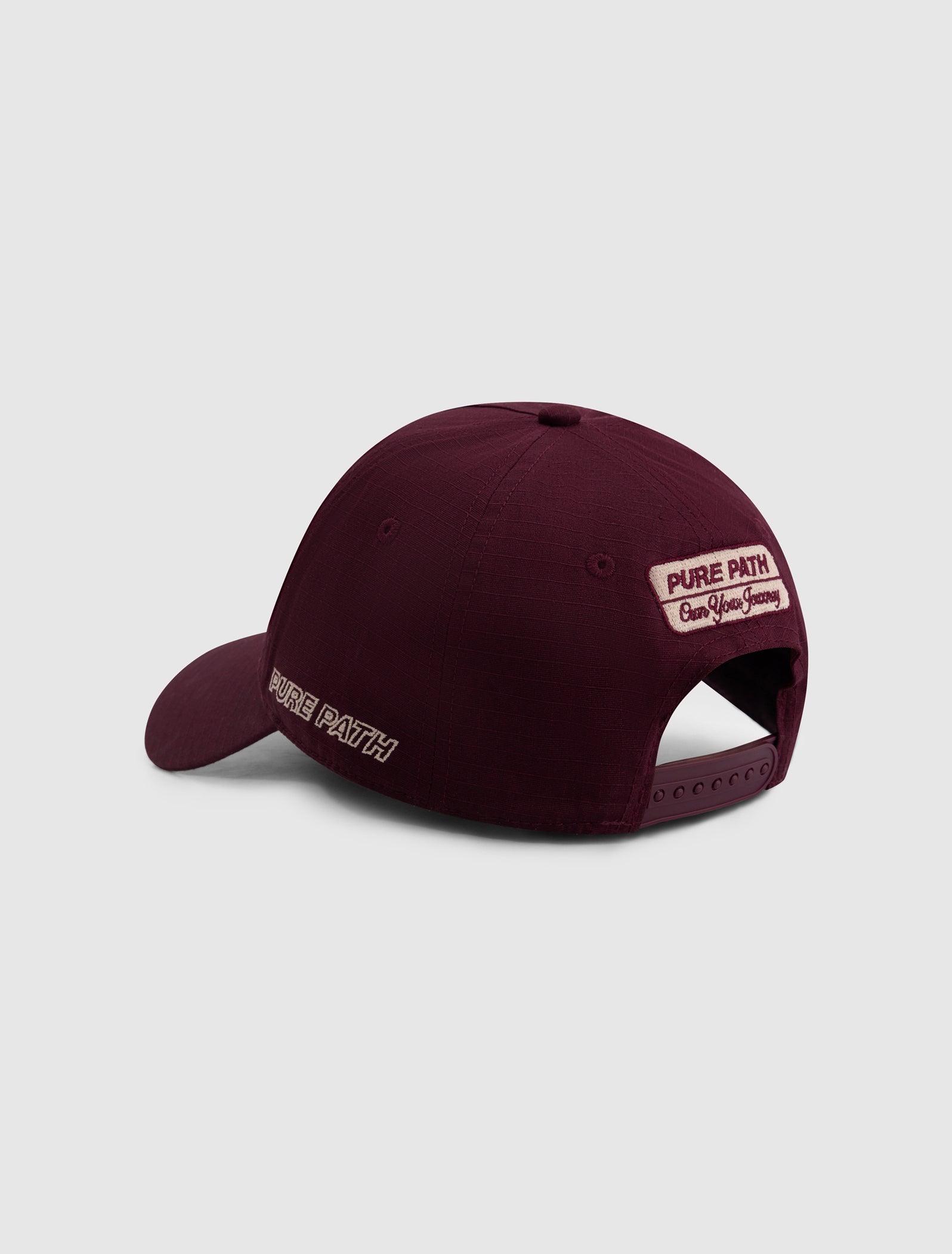 Initials Cap | Wine Red
