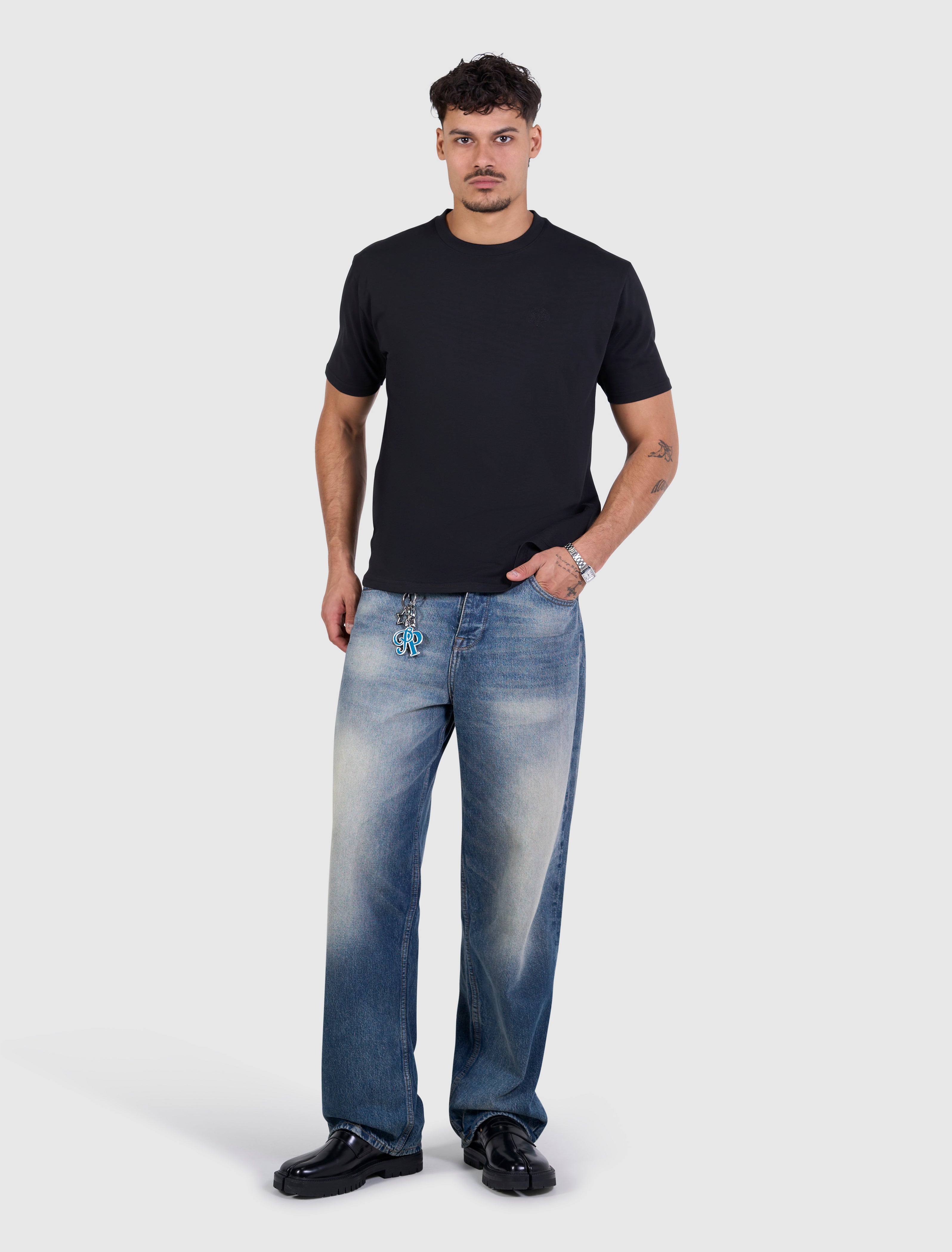 Essentials Initials T-shirt | Black