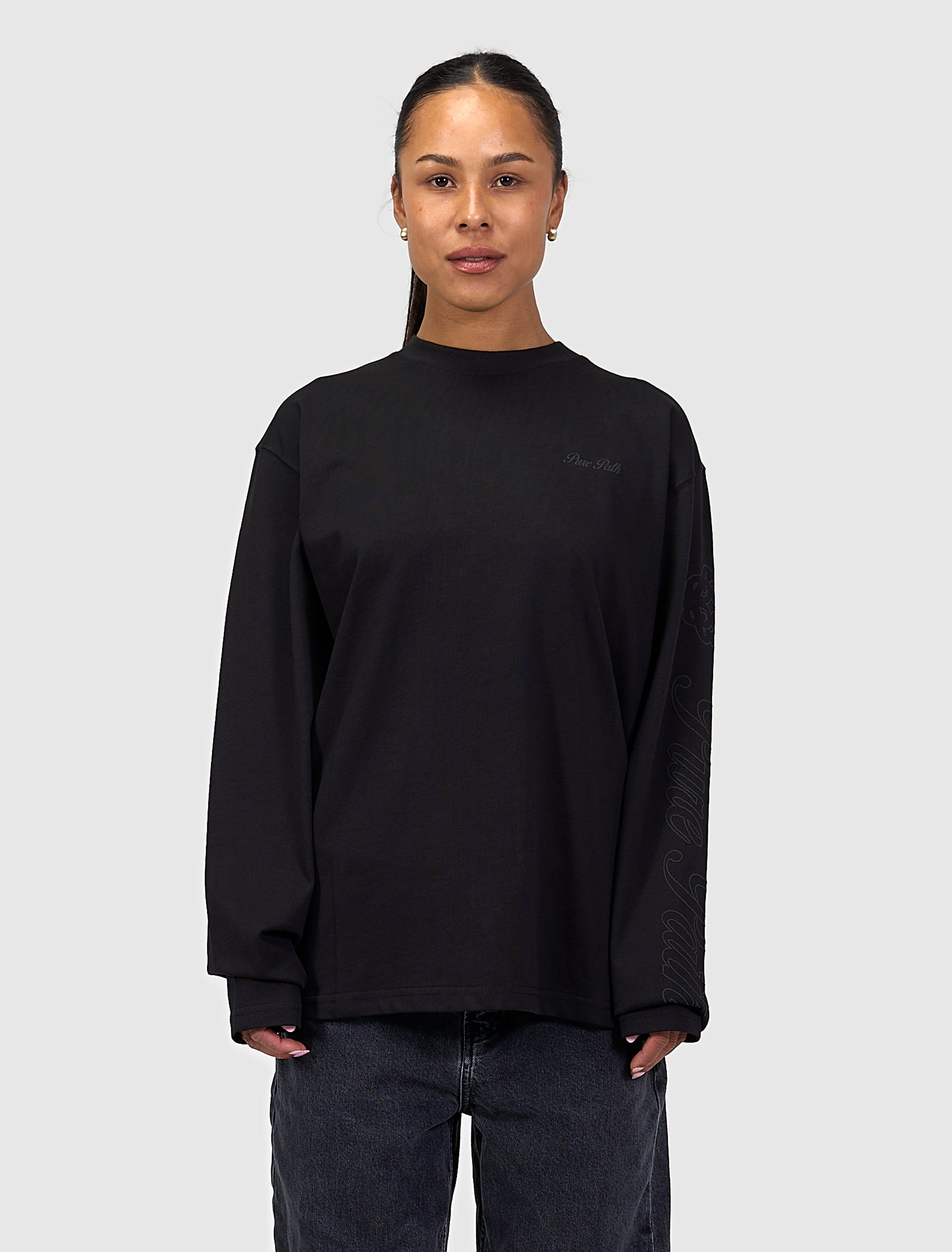 Essence Of Life Longsleeve T-shirt | Black